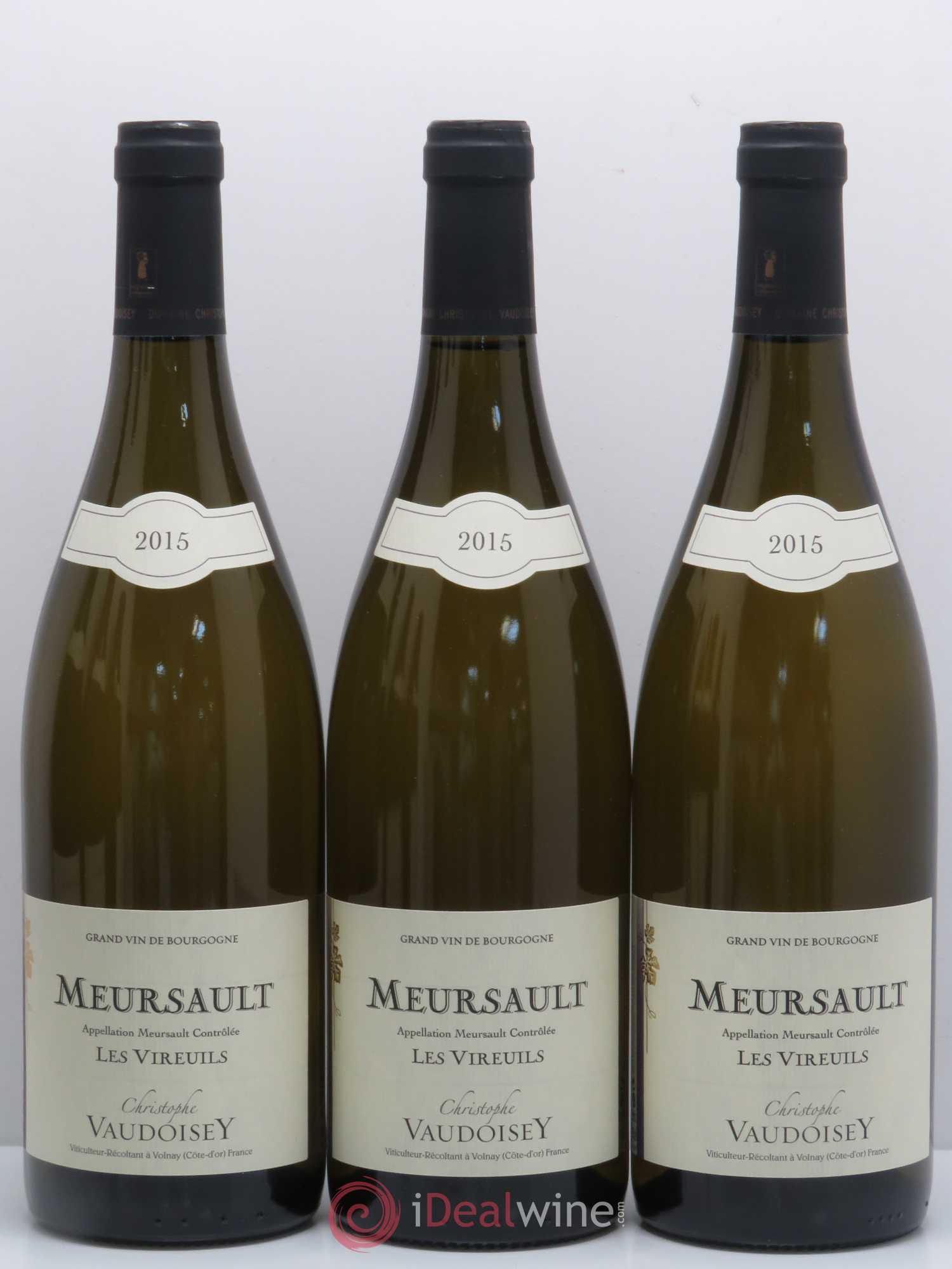 Meursault Les Vireuils Christophe Vaudoisey 2015 - Posten von 6 Flaschen - 1