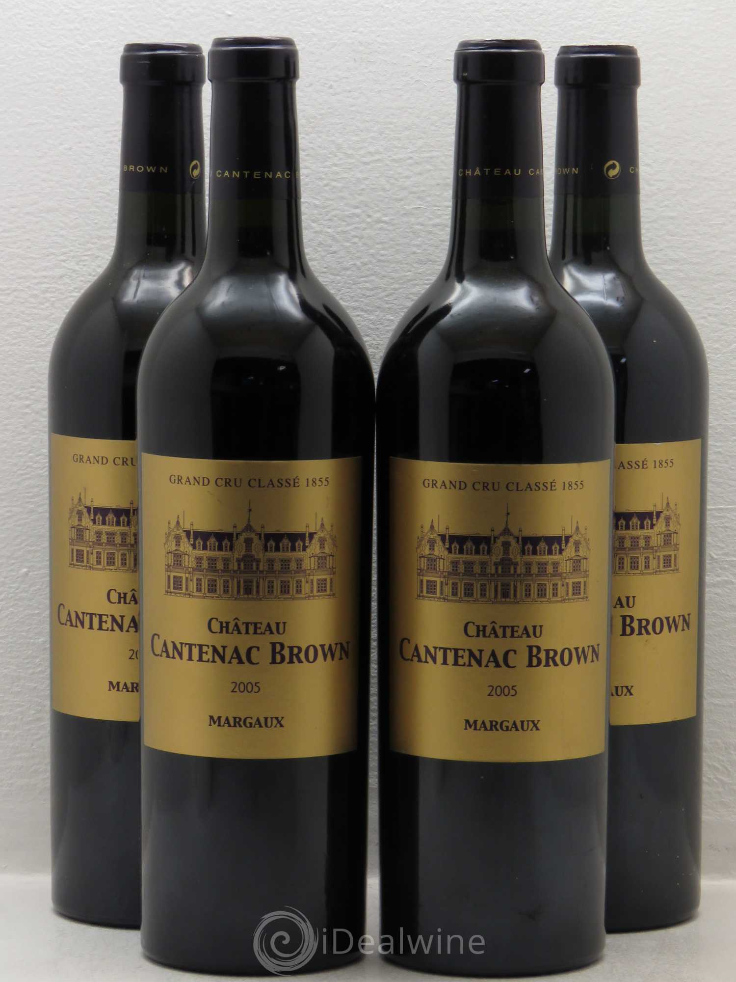 Château Cantenac Brown 3ème Grand Cru Classé 2005 - Lot de 4 bouteilles - 0