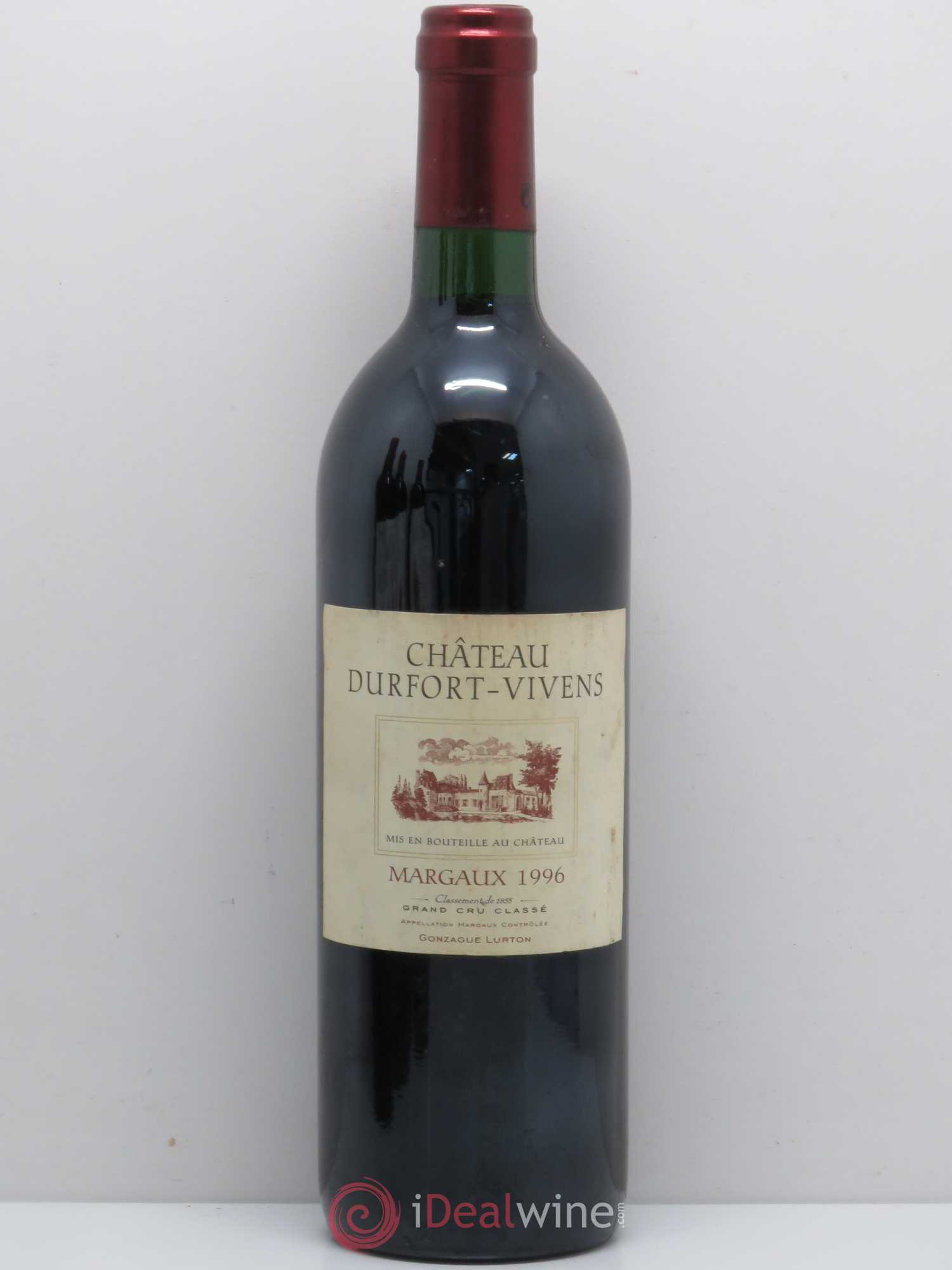 Château Durfort Vivens 2ème Grand Cru Classé 1996 - Lot de 1 bouteille - 0