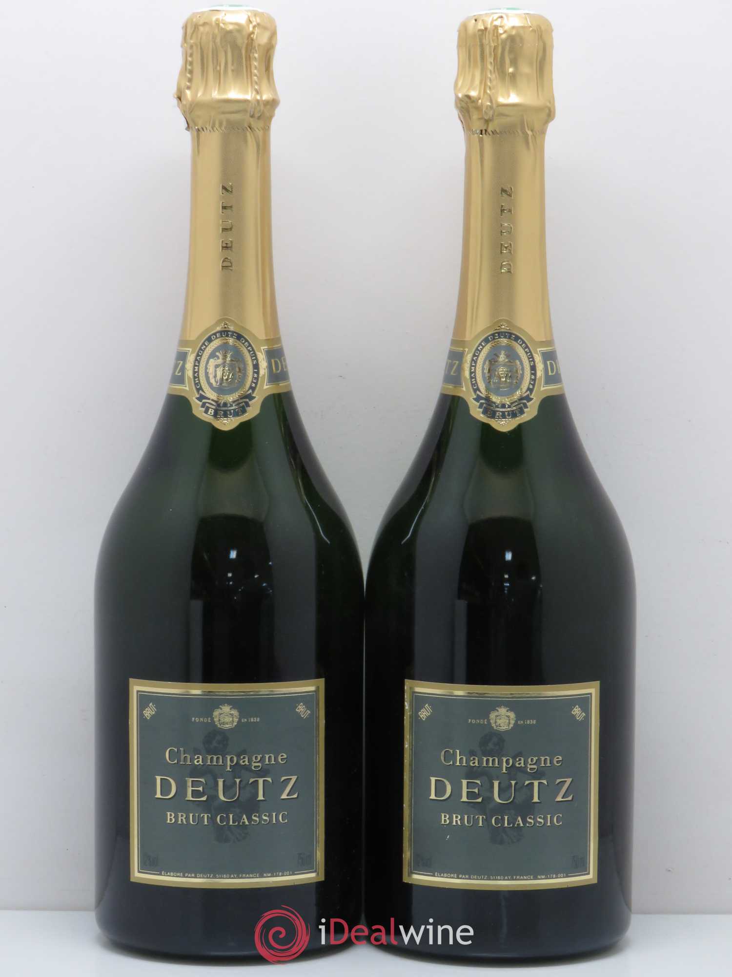 Brut Classic Deutz (sans prix de réserve) - Lot de 2 bouteilles - 0