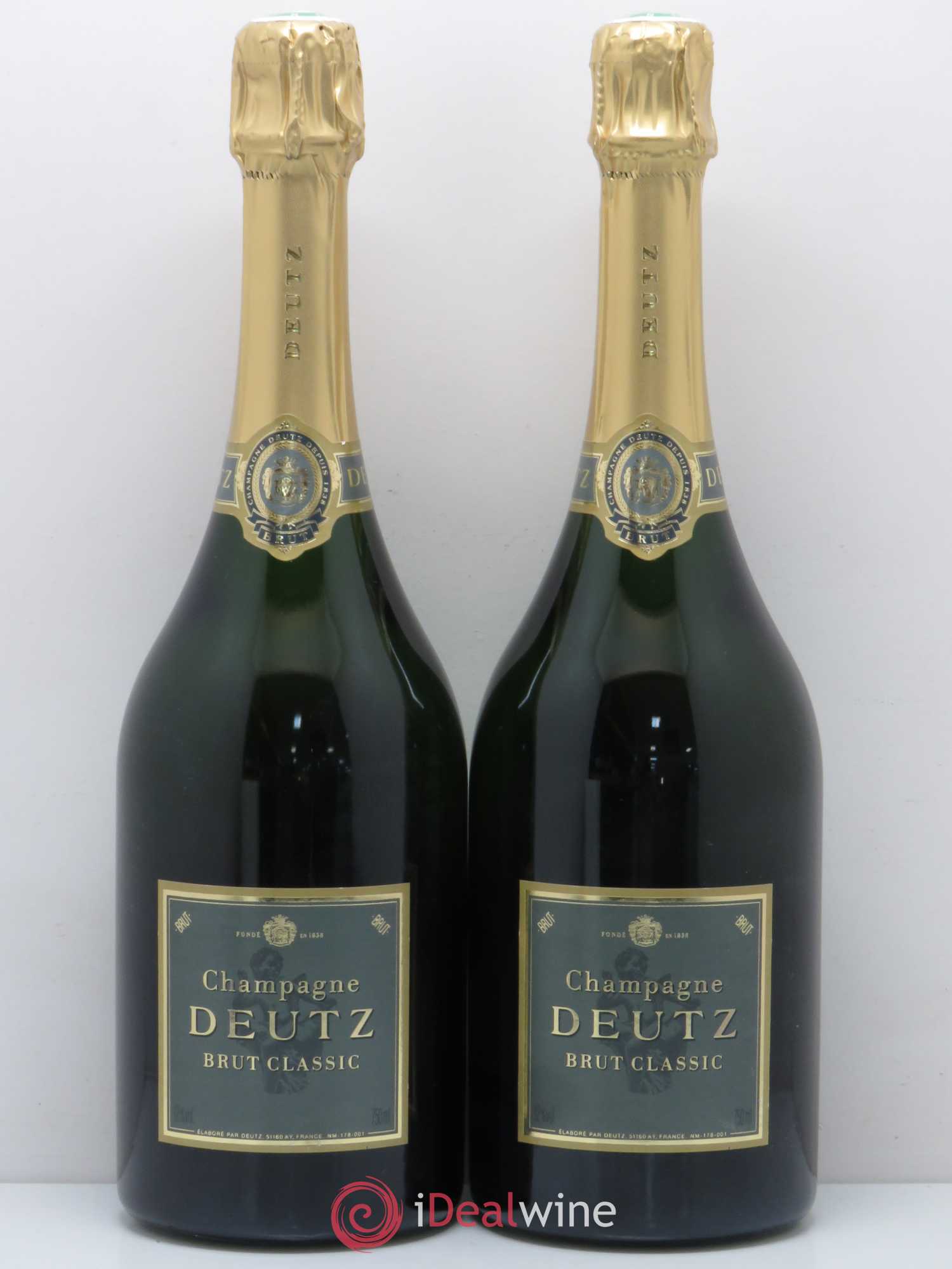Brut Classic Deutz (sans prix de réserve) - Lot de 2 bouteilles - 0