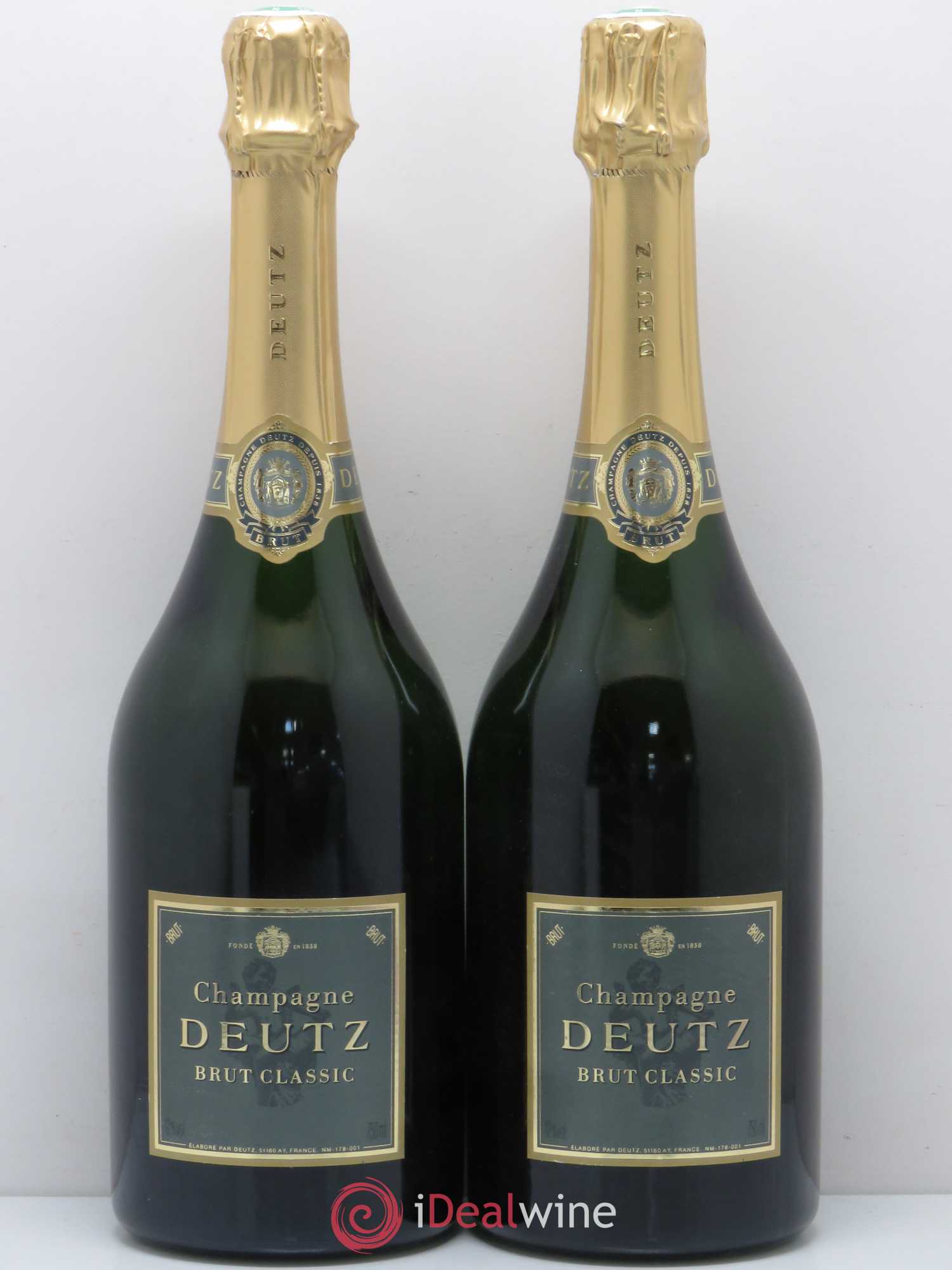 Brut Classic Deutz (sans prix de réserve) - Lot de 2 bouteilles - 0