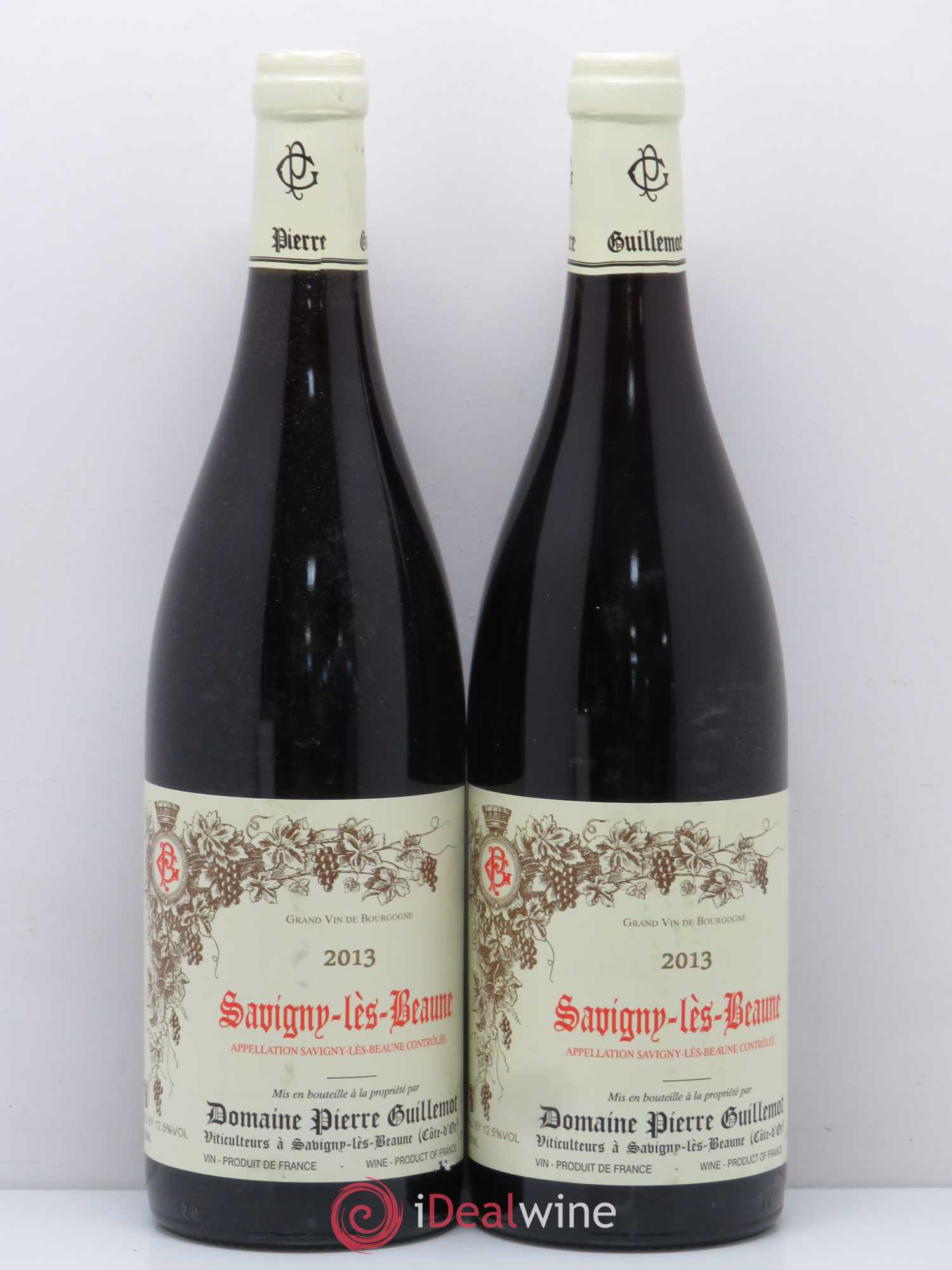 Savigny-lès-Beaune Domaine Pierre Guillemot (sans prix de réserve) 2013 - Posten von 2 Flaschen - 0