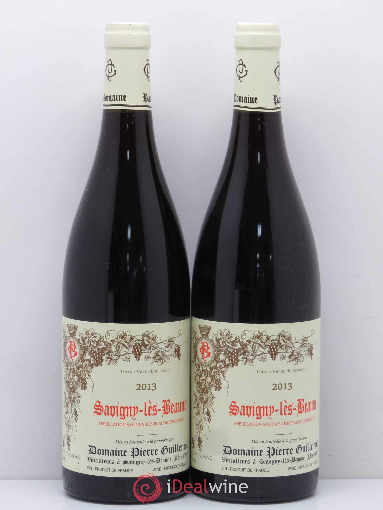 Savigny-lès-Beaune Domaine Pierre Guillemot (sans prix de réserve) 2013 - Posten von 2 Flaschen - 0