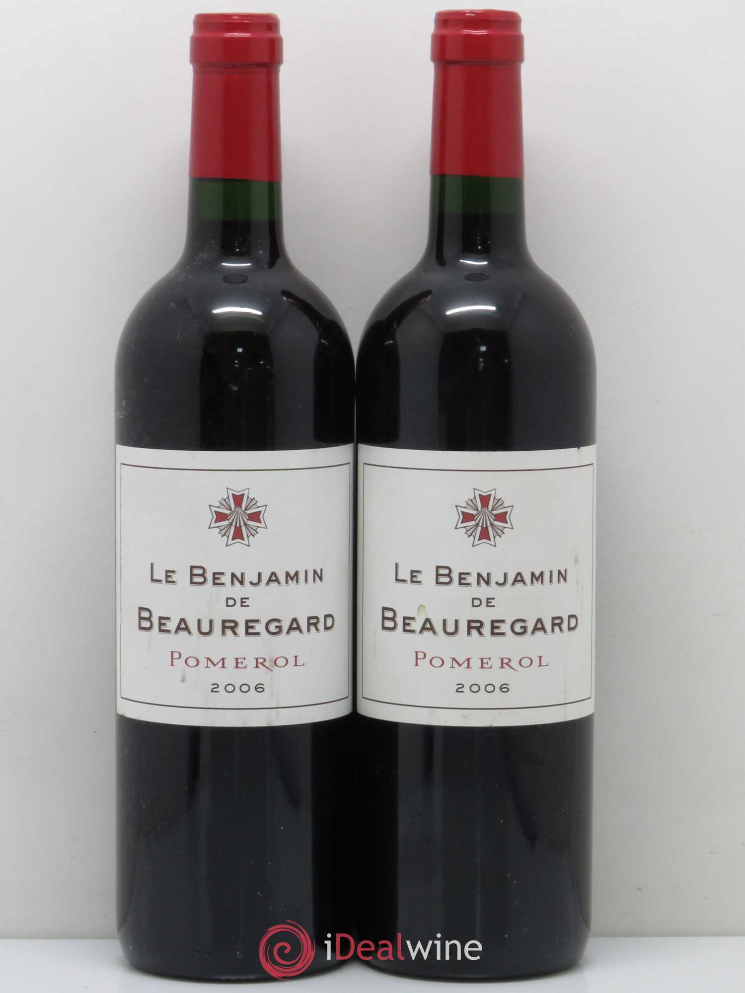 Pomerol Le Benjamin de Beauregard (sans prix de réserve) 2006 - Posten von 2 Flaschen - 0