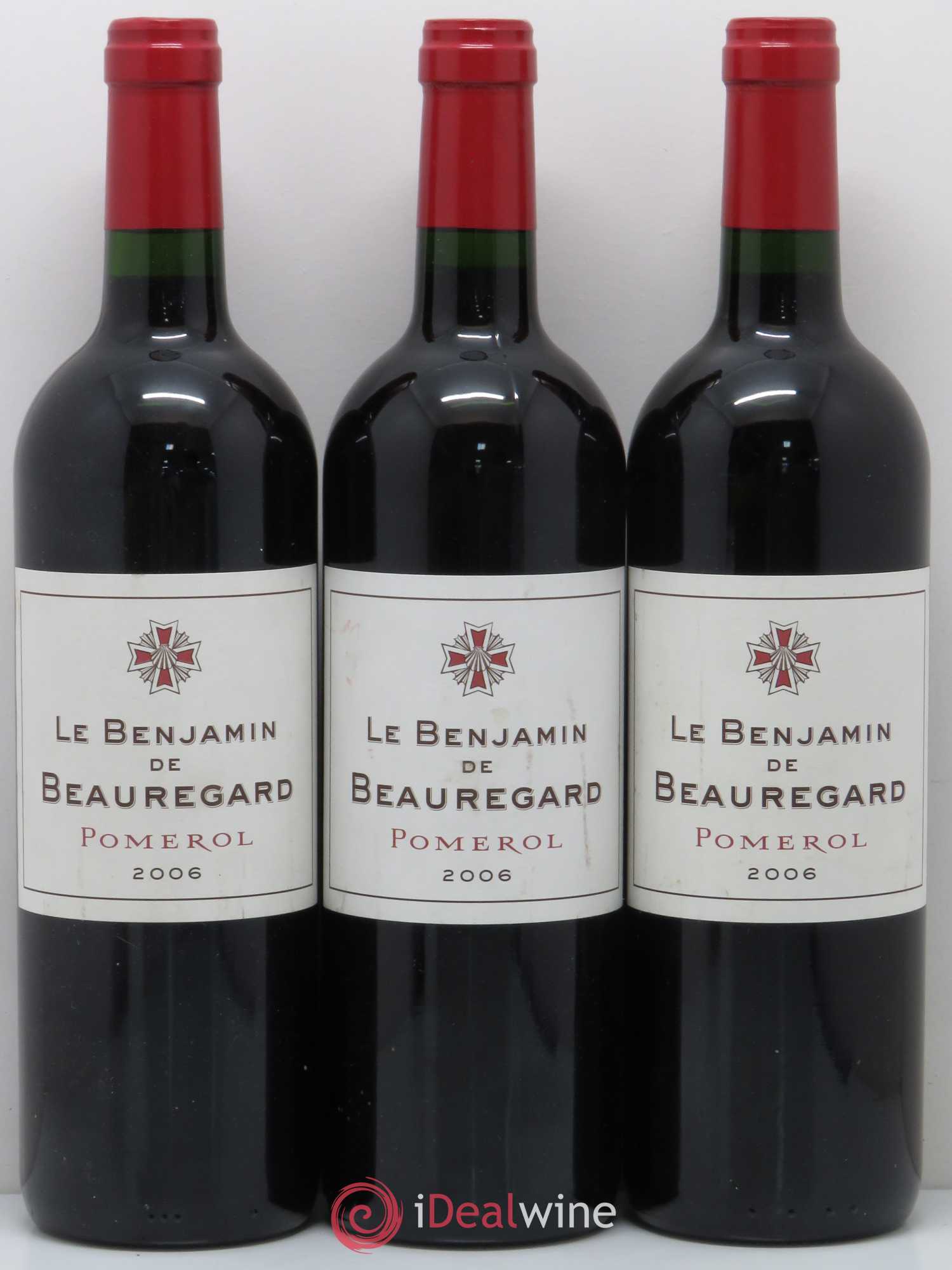 Pomerol Le Benjamin de Beauregard (sans prix de réserve) 2006 - Posten von 3 Flaschen - 0