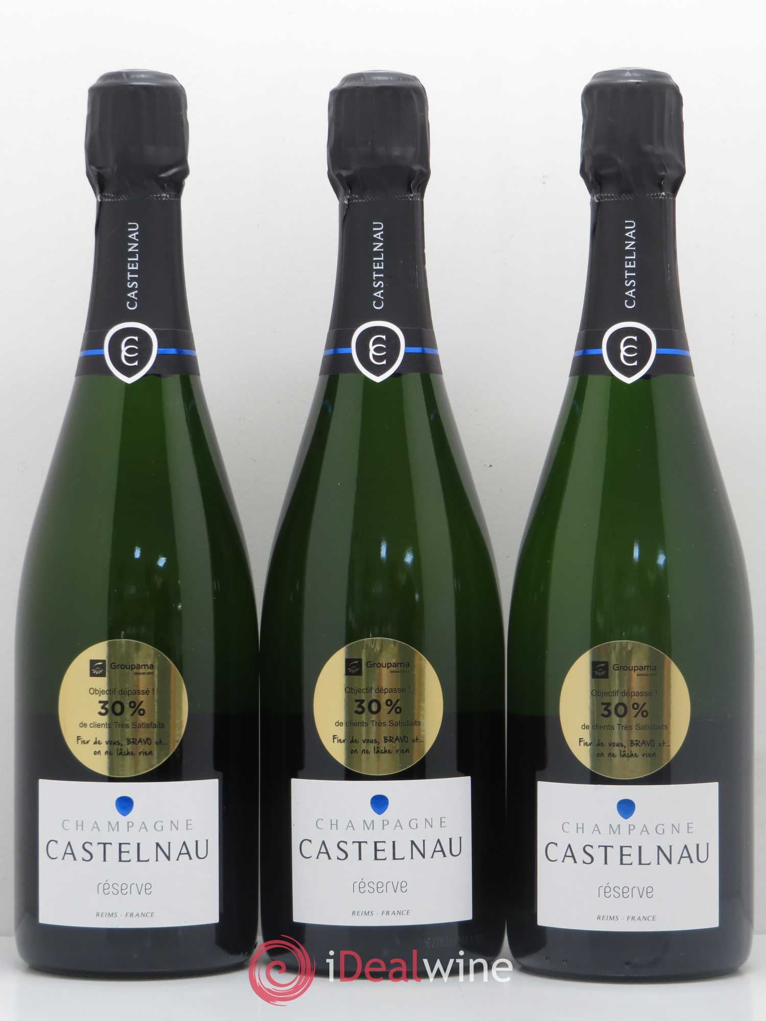 Champagne Castelnau Réserve - Posten von 6 Flaschen - 1