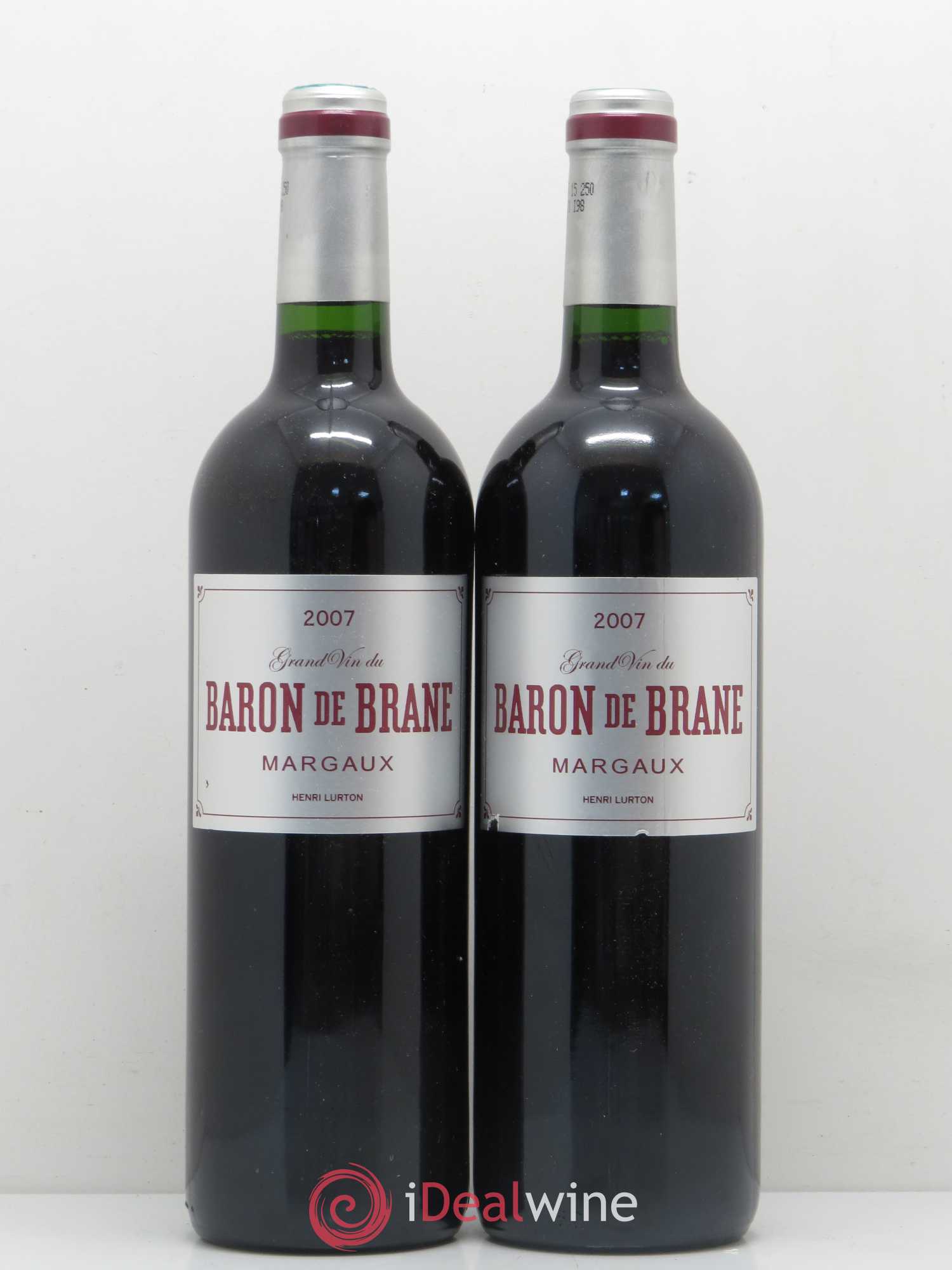 Baron de Brane Second Vin (sans prix de réserve) 2007 - Lot de 2 bouteilles - 0