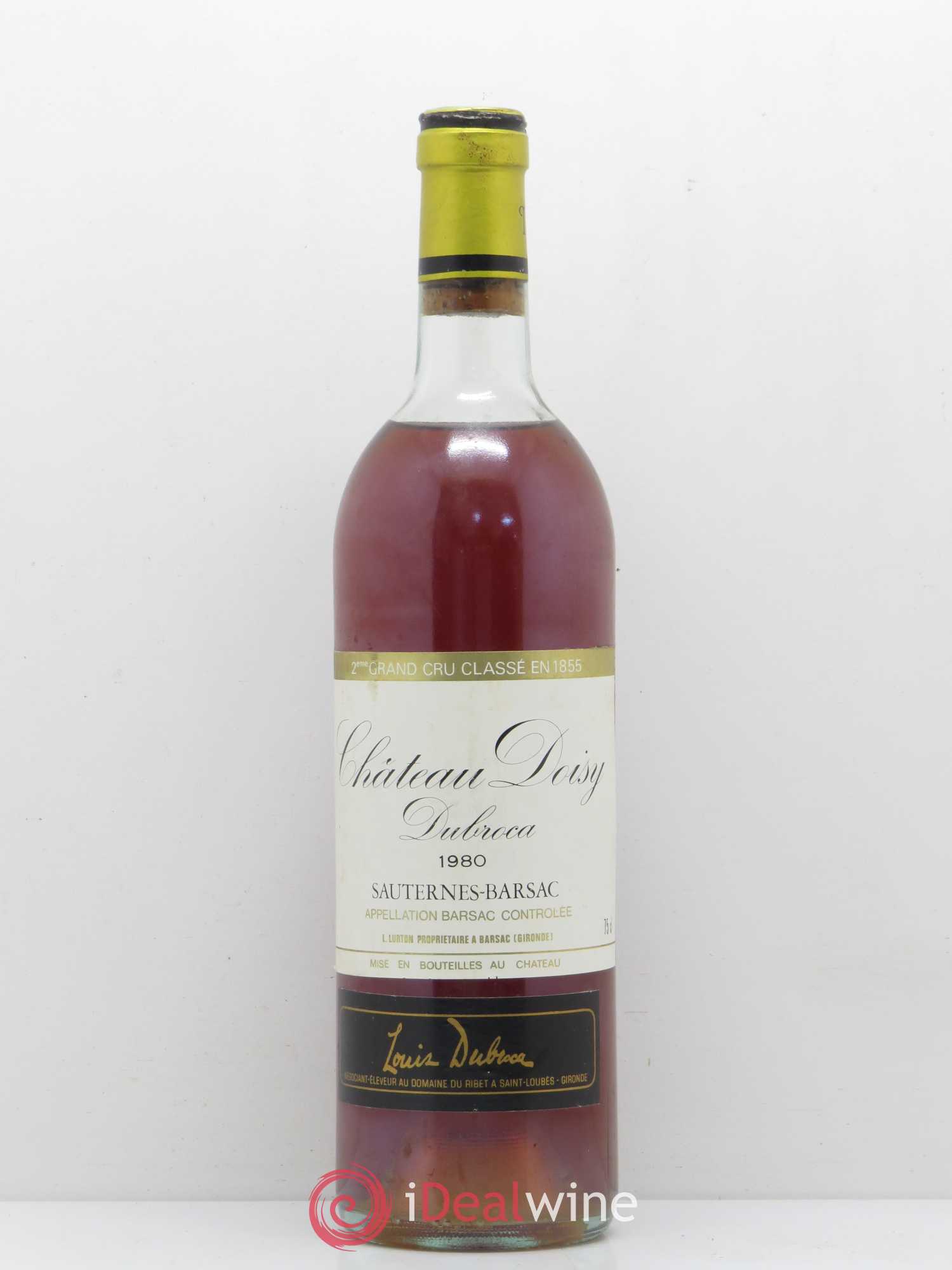 Château Doisy Dubroca 2ème Grand Cru Classé 1980 - Lotto di 1 bottiglia - 0