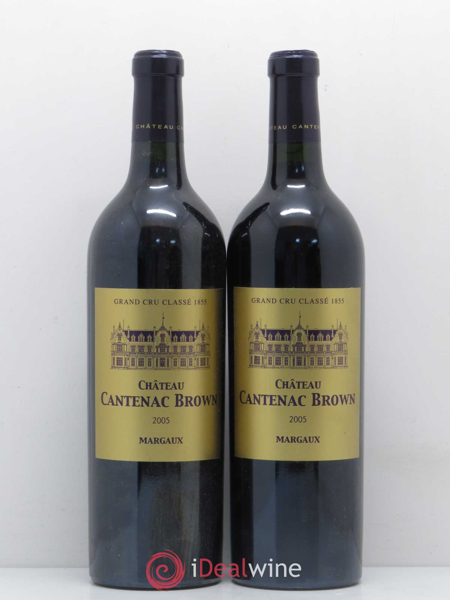 Château Cantenac Brown 3ème Grand Cru Classé 2005 - Lot de 2 bouteilles - 0