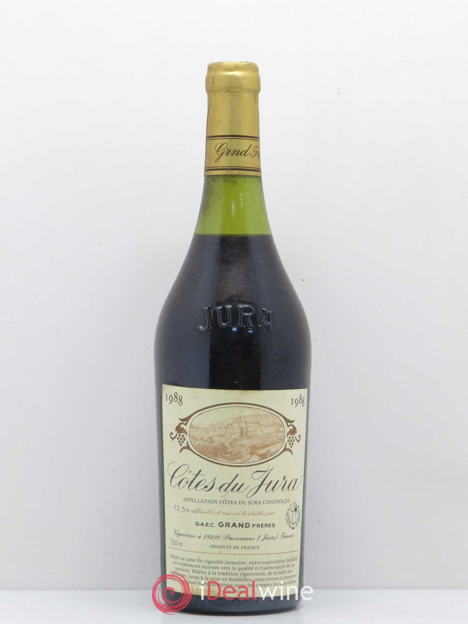 Côtes du Jura Gaec Grand Frères 1988 - Lot de 1 bouteille - 0
