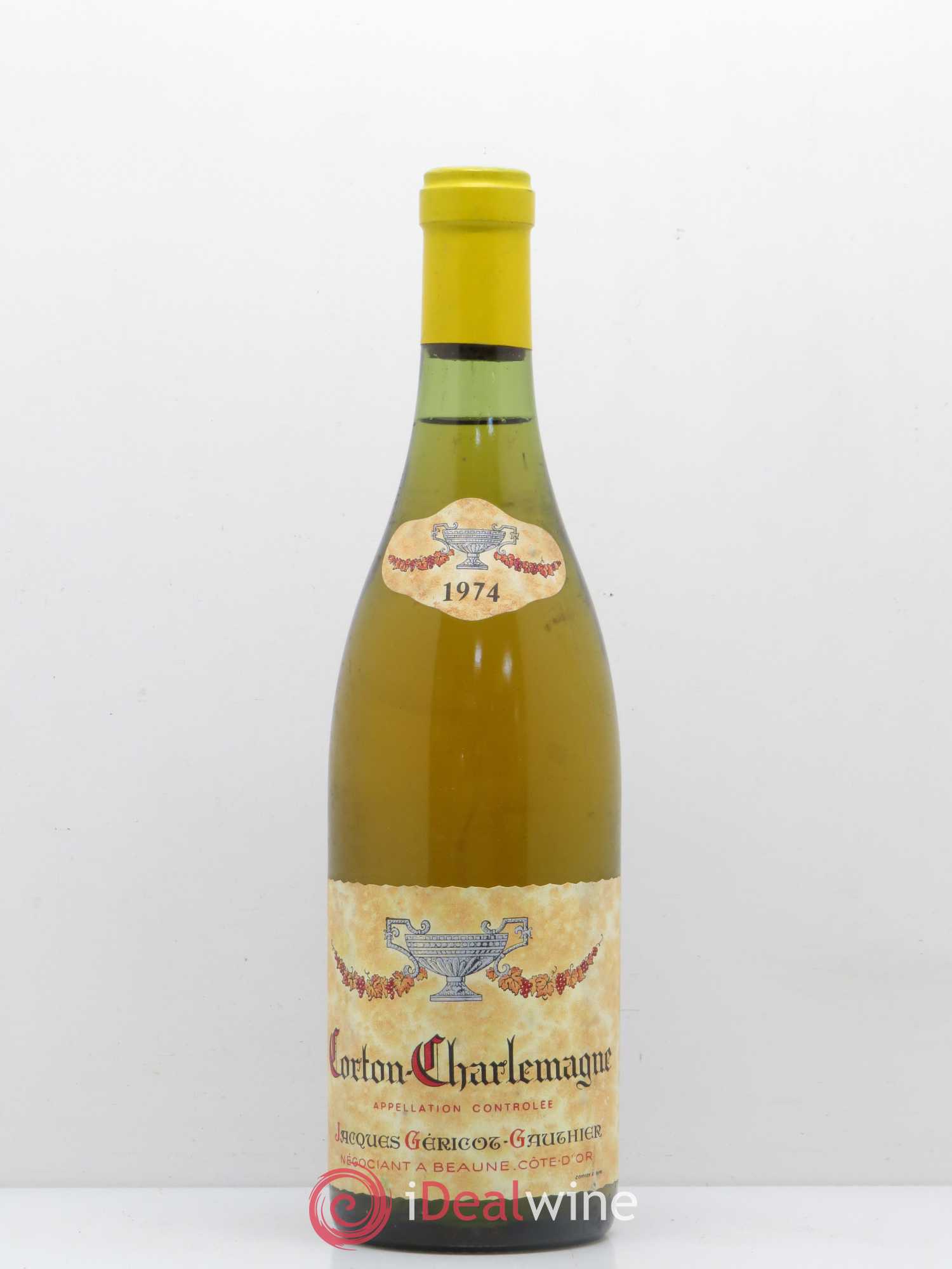 Corton-Charlemagne Grand Cru Jacques Gericot Gauthier 1974 - Lot de 1 bouteille - 0