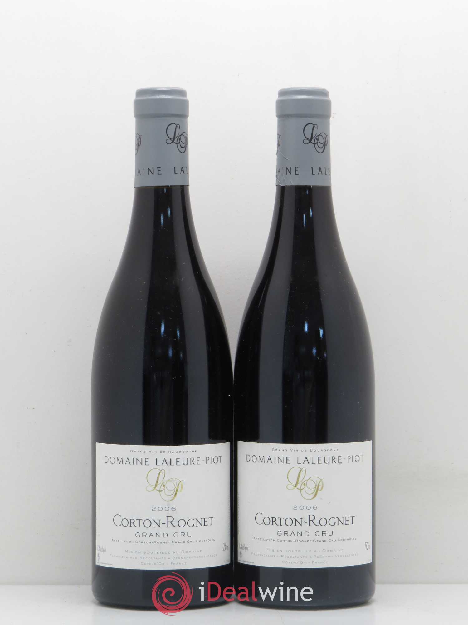 Corton Grand Cru Rognet Domaine Laleure-Piot 2006 - Lot de 2 bouteilles - 0