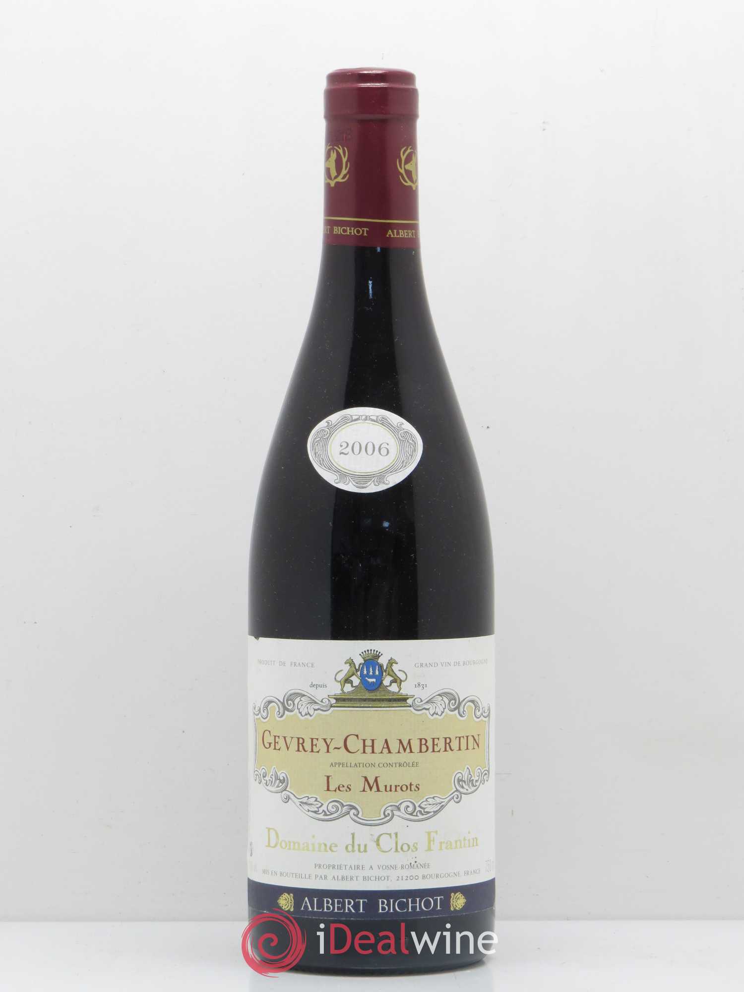 Gevrey-Chambertin Les Murots Domaine du Clos Frantin Albert Bichot 2006 - Lot de 1 bouteille - 0