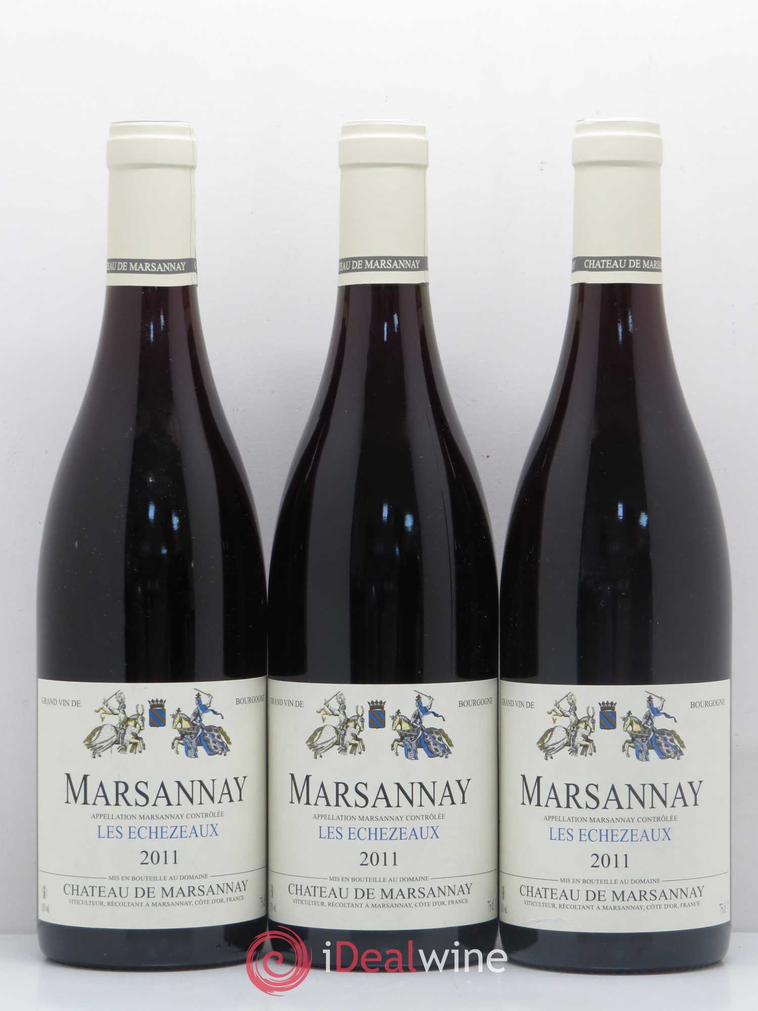 Marsannay Les Echezeaux Château De Marsannay (sans prix de réserve) 2011 - Posten von 3 Flaschen - 0