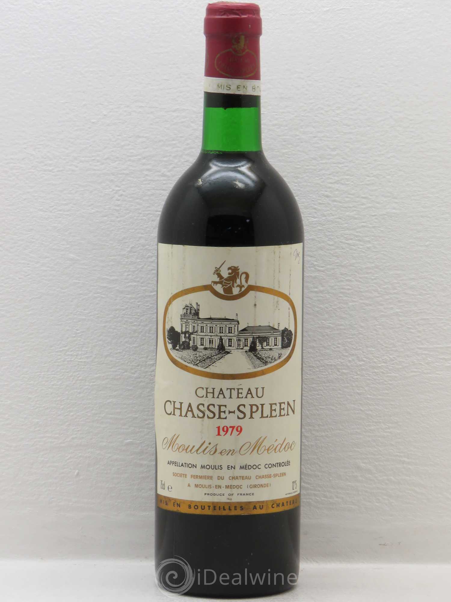 Château Chasse Spleen 1979 - Lot de 1 bouteille - 0