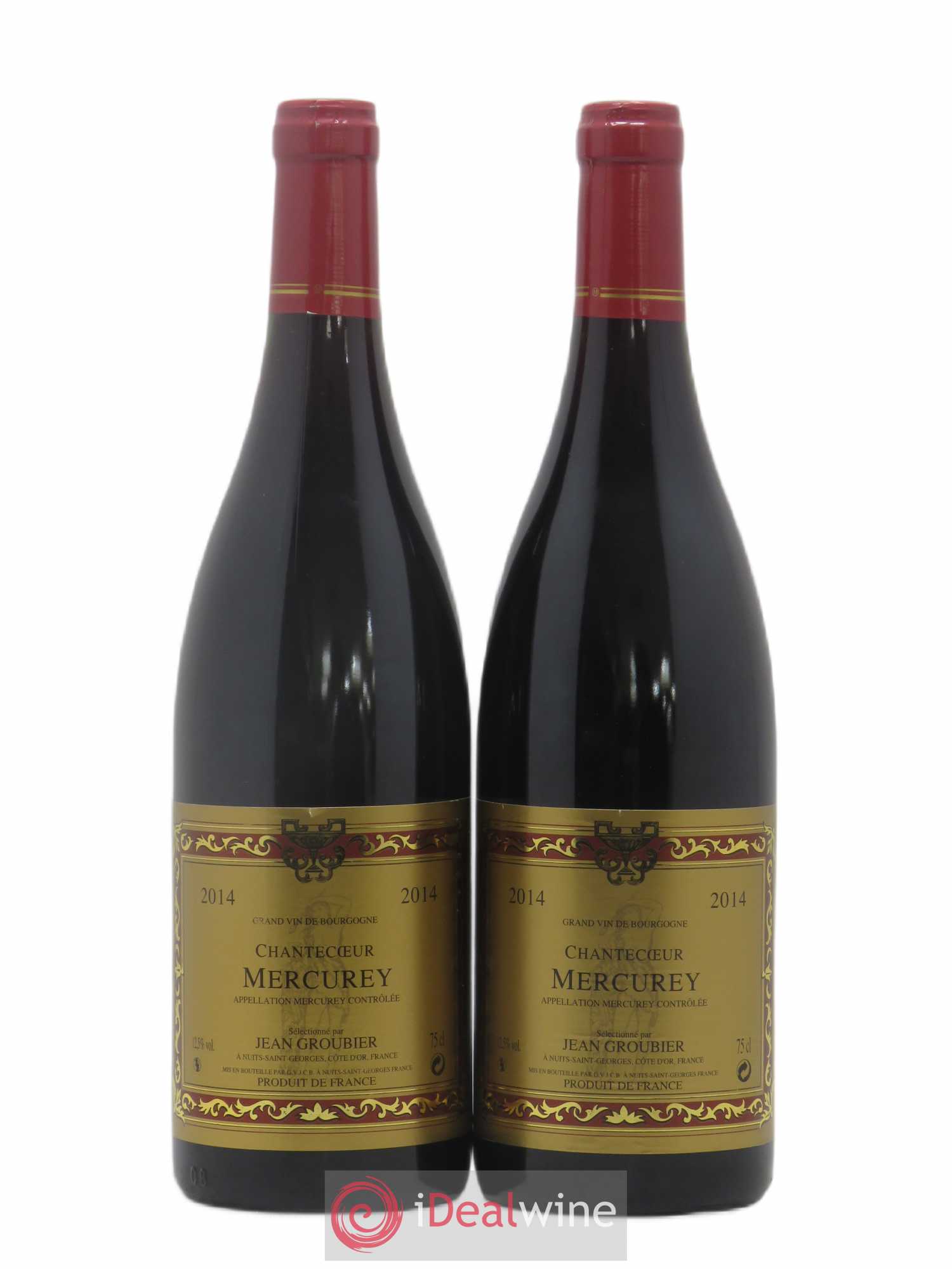 Mercurey Chantecoeur Jean Groubier (sans prix de réserve) 2014 - Posten von 2 Flaschen - 0