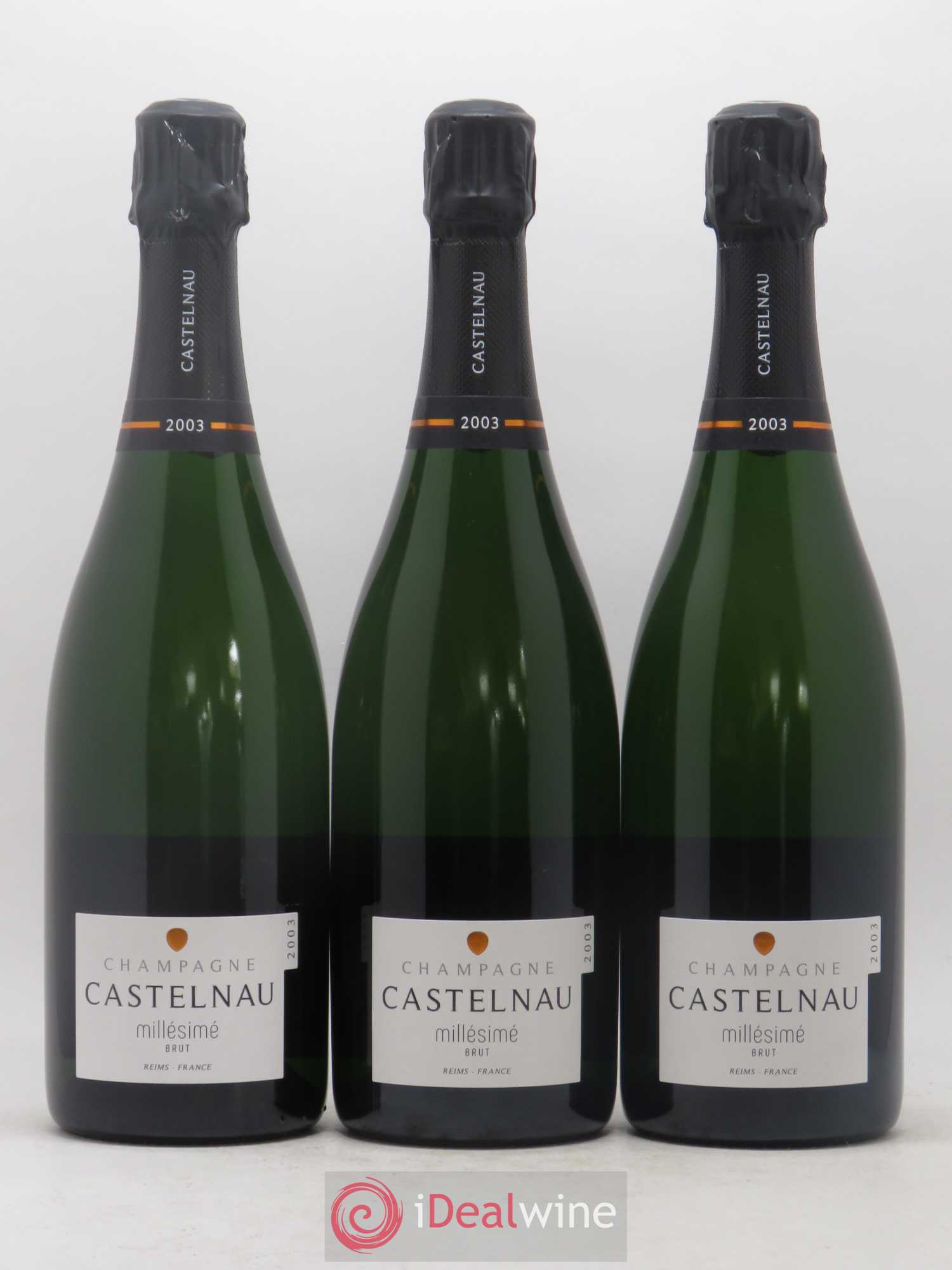 Champagne Brut Millésimé De Castelnau 2003 - Posten von 6 Flaschen - 1