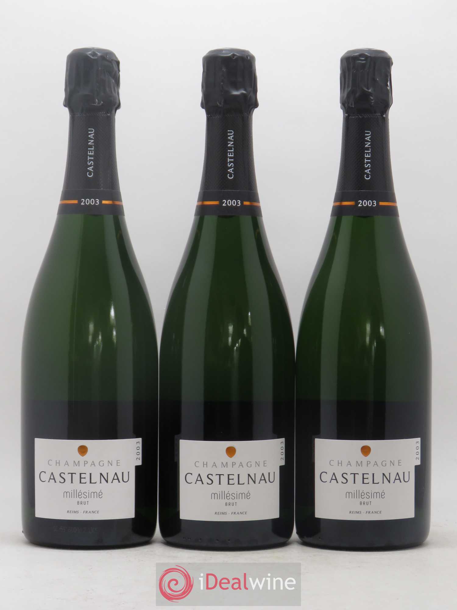 Champagne Brut Millésimé De Castelnau 2003 - Posten von 6 Flaschen - 2