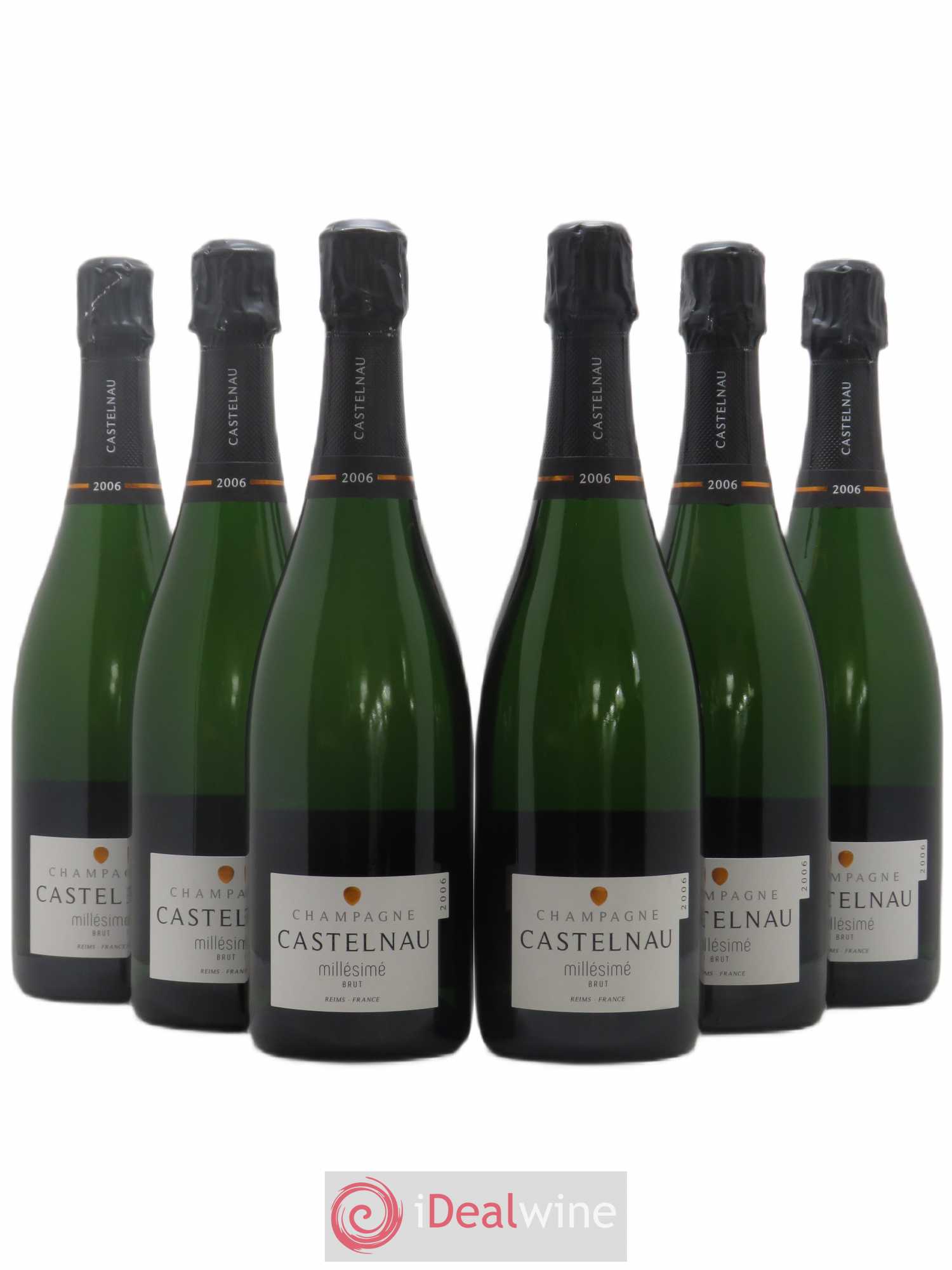 Champagne Brut Millésimé De Castelnau 2006 - Posten von 6 Flaschen - 0
