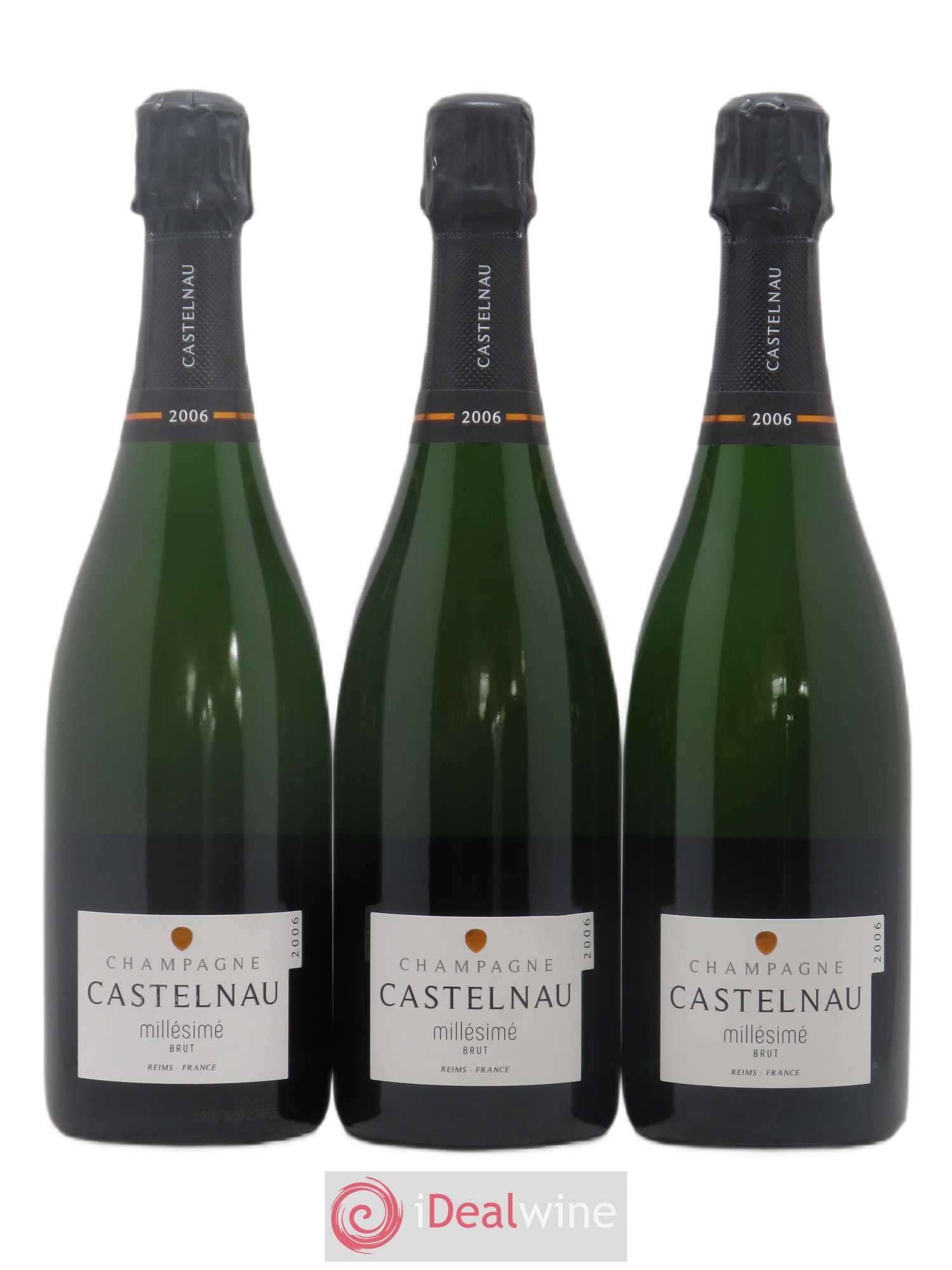 Champagne Brut Millésimé De Castelnau 2006 - Posten von 3 Flaschen - 0