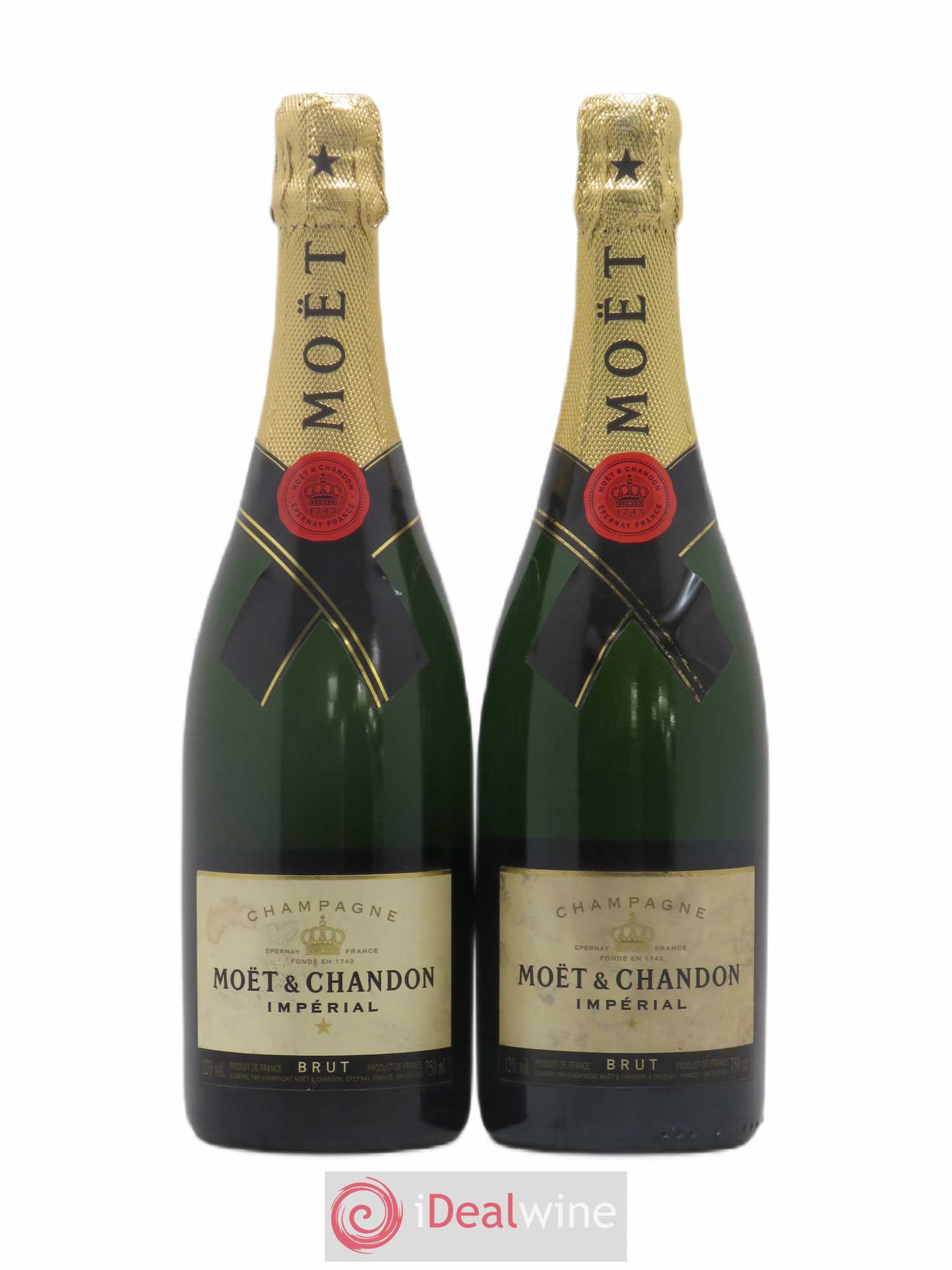 Impérial Brut Moët et Chandon (sans prix de réserve) - Lot de 2 bouteilles - 0
