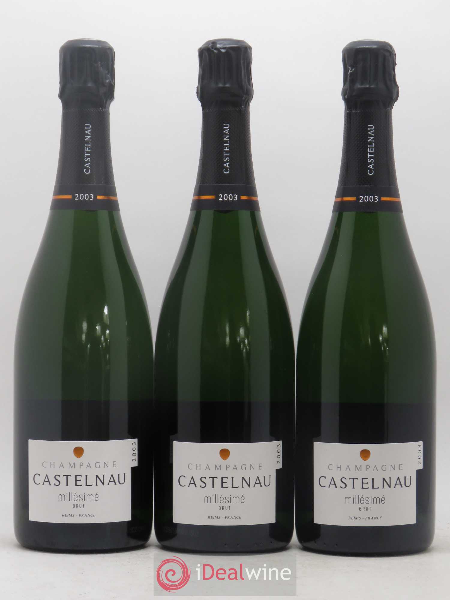 Champagne Brut Millésimé De Castelnau 2003 - Posten von 6 Flaschen - 1