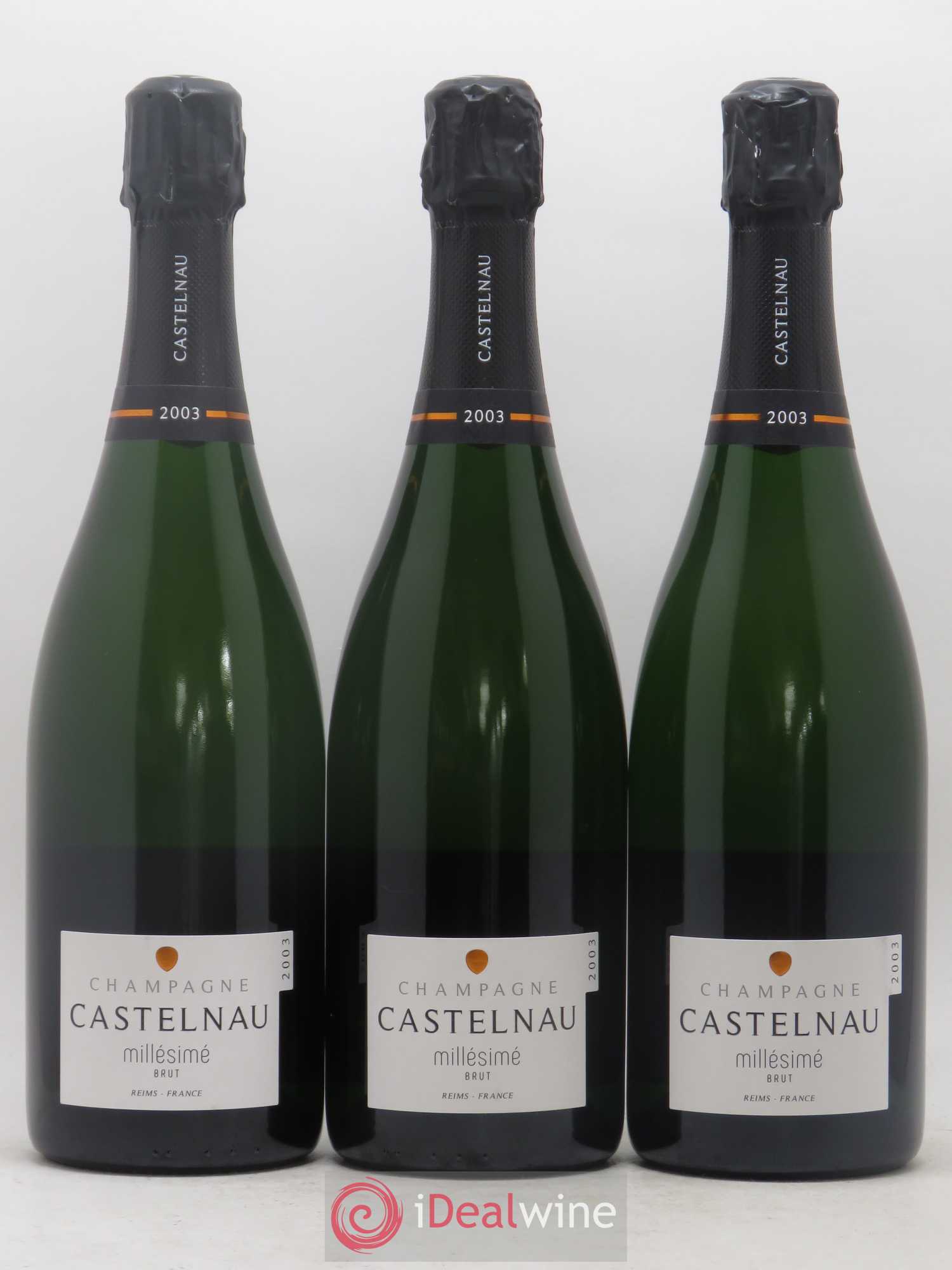 Champagne Brut Millésimé De Castelnau (sans prix de réserve) 2003 - Posten von 6 Flaschen - 1