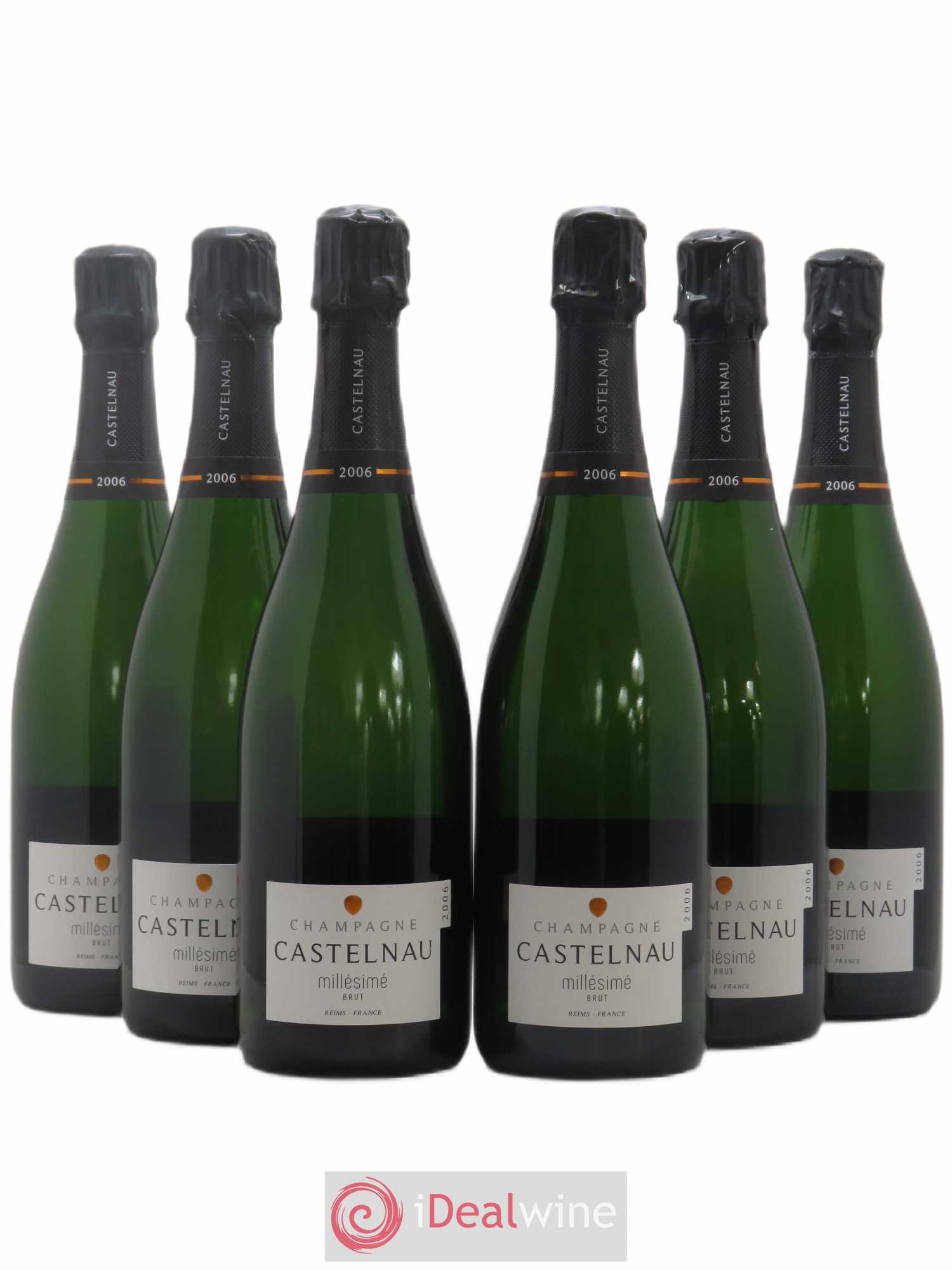 Champagne Brut Millésimé De Castelnau 2006 - Posten von 6 Flaschen - 0
