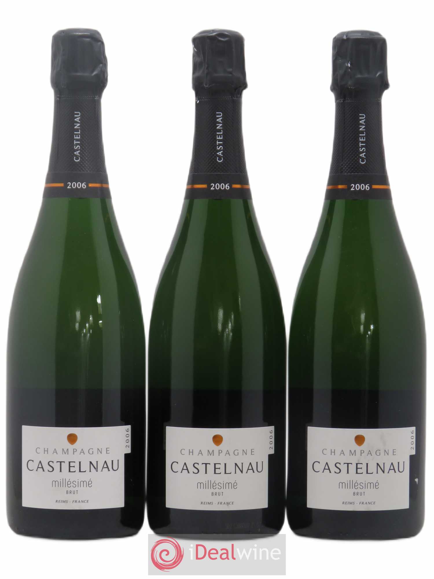 Champagne Brut Millésimé De Castelnau 2006 - Posten von 3 Flaschen - 0