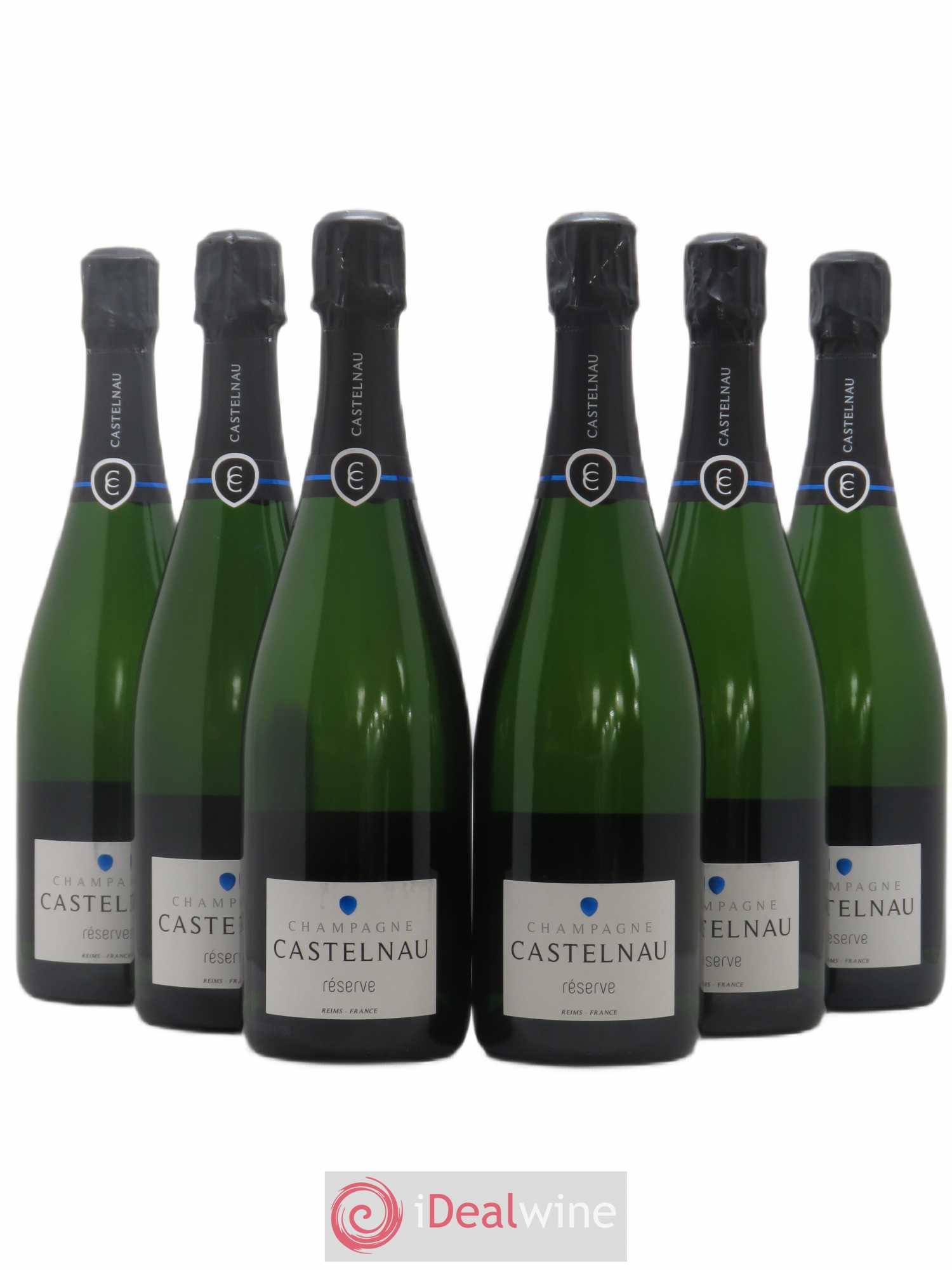 Champagne Brut Reserve De Castelnau - Posten von 6 Flaschen - 0
