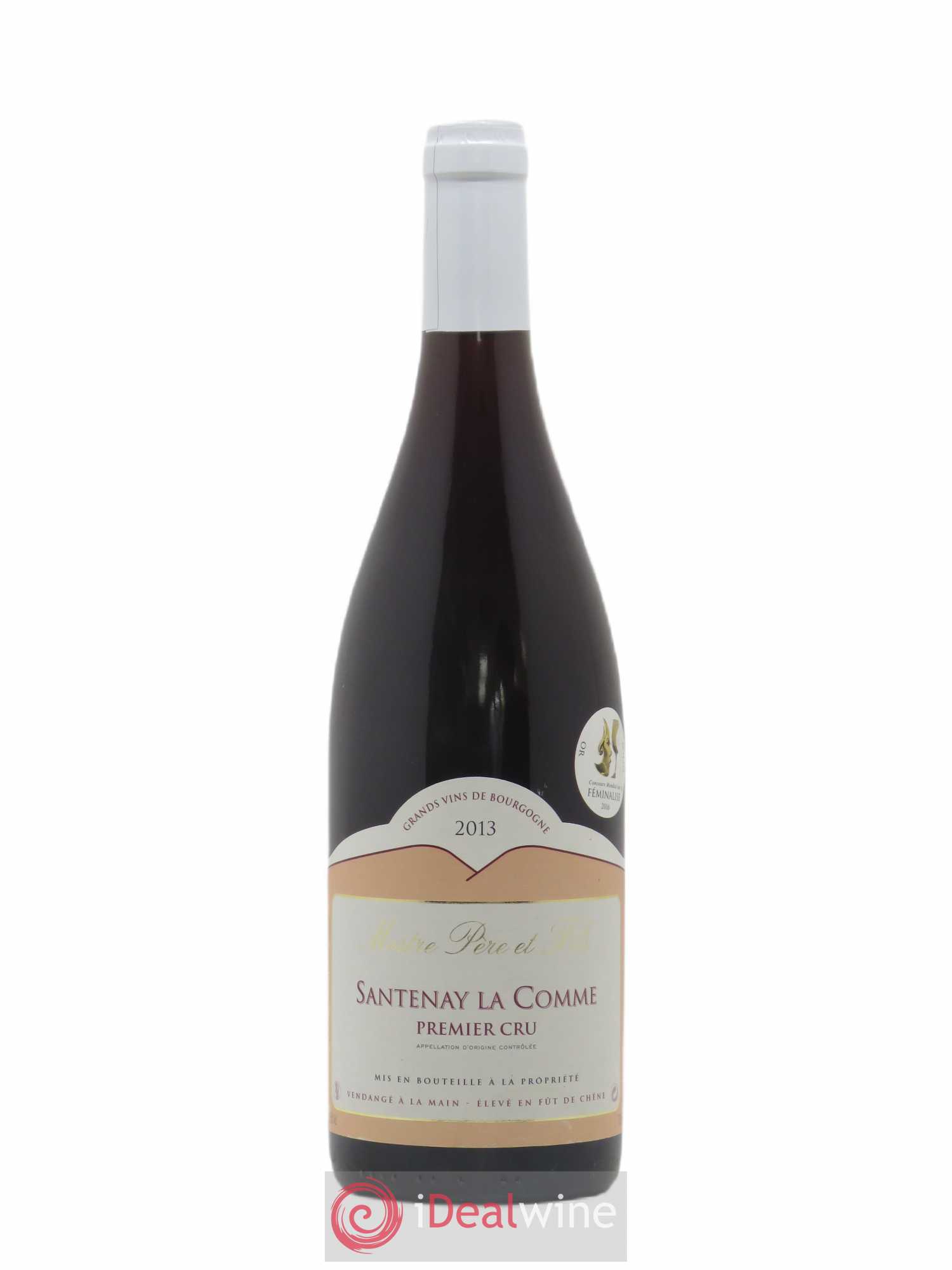 Santenay 1er Cru La Comme Mestre Pere Et Fils (sans prix de réserve) 2013 - Posten von 1 Flasche - 0
