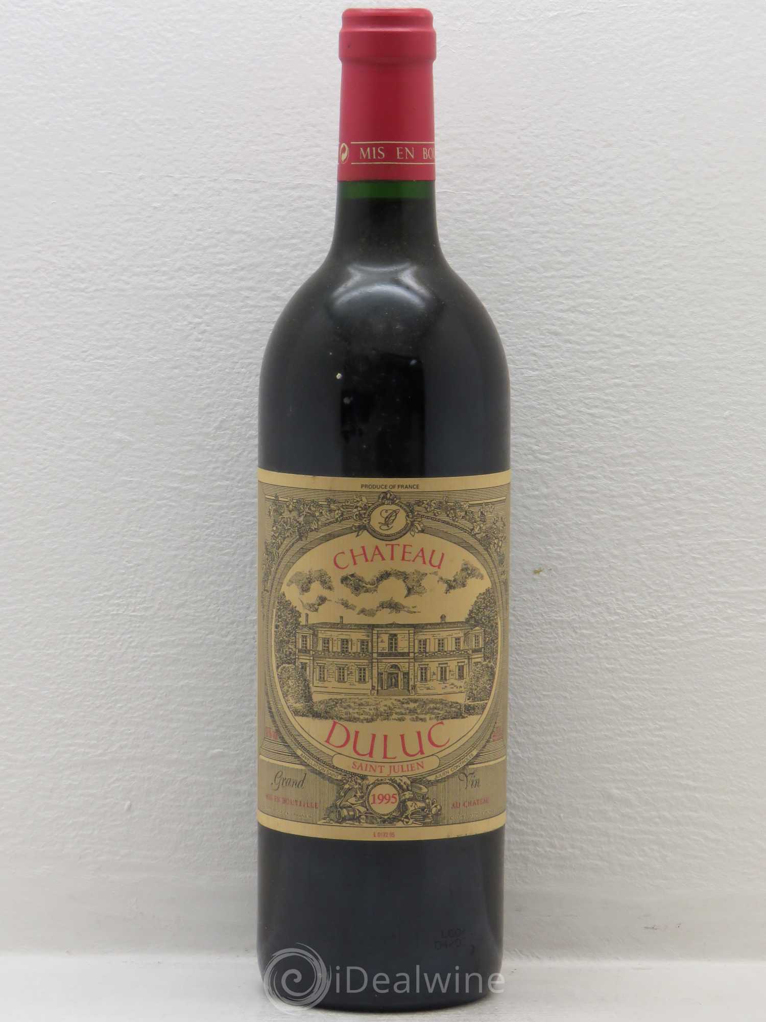 Duluc de Branaire Second Vin 1995 - Lot de 1 bouteille - 0