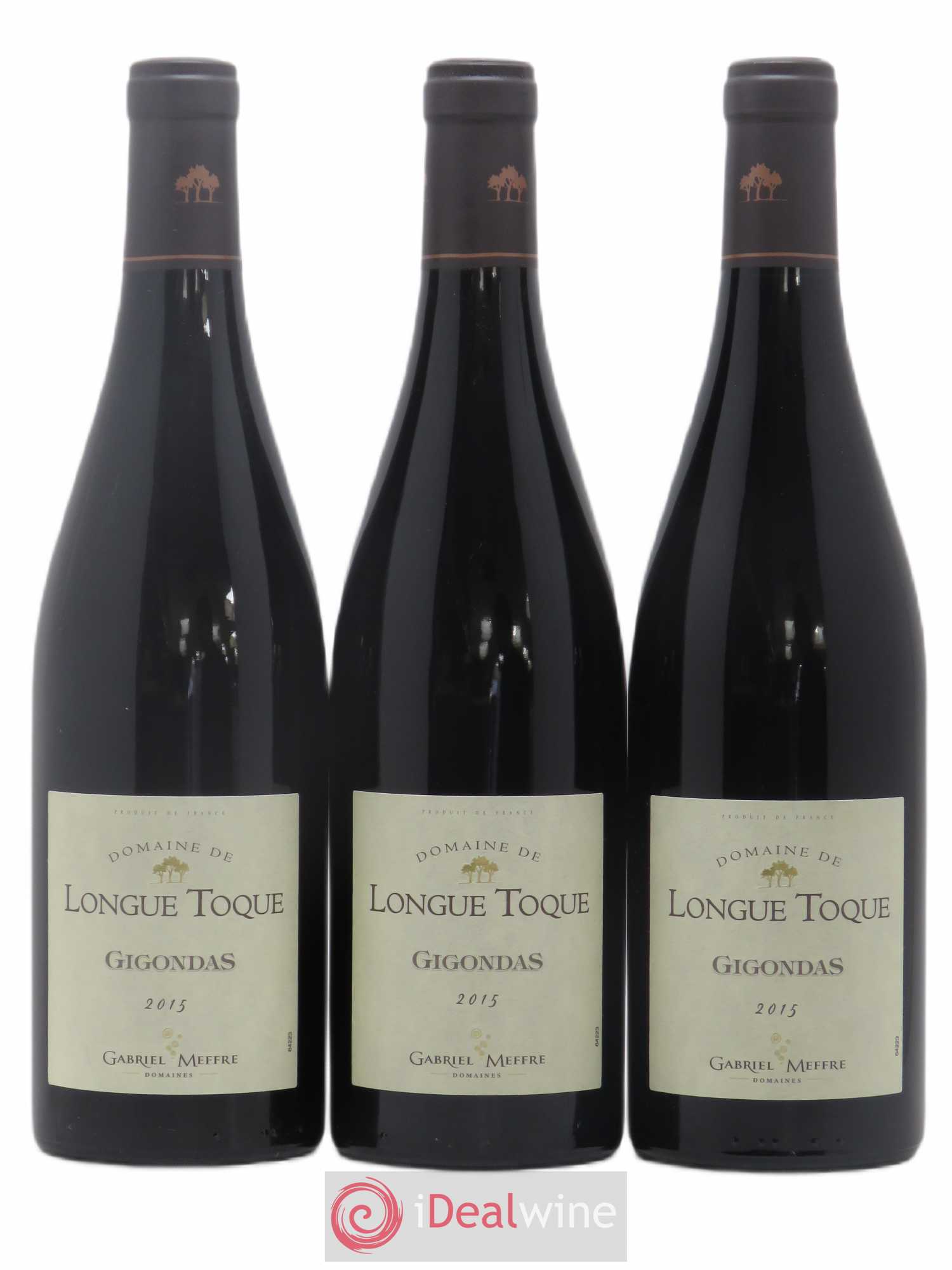 Gigondas Domaine de Longue Toque Gabriel Meffre 2015 - Posten von 3 Flaschen - 0