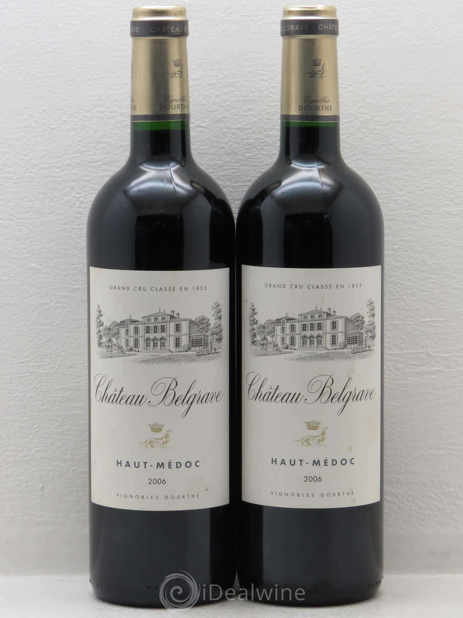 Château Belgrave 5ème Grand Cru Classé 2006 - Lot de 2 bouteilles - 0