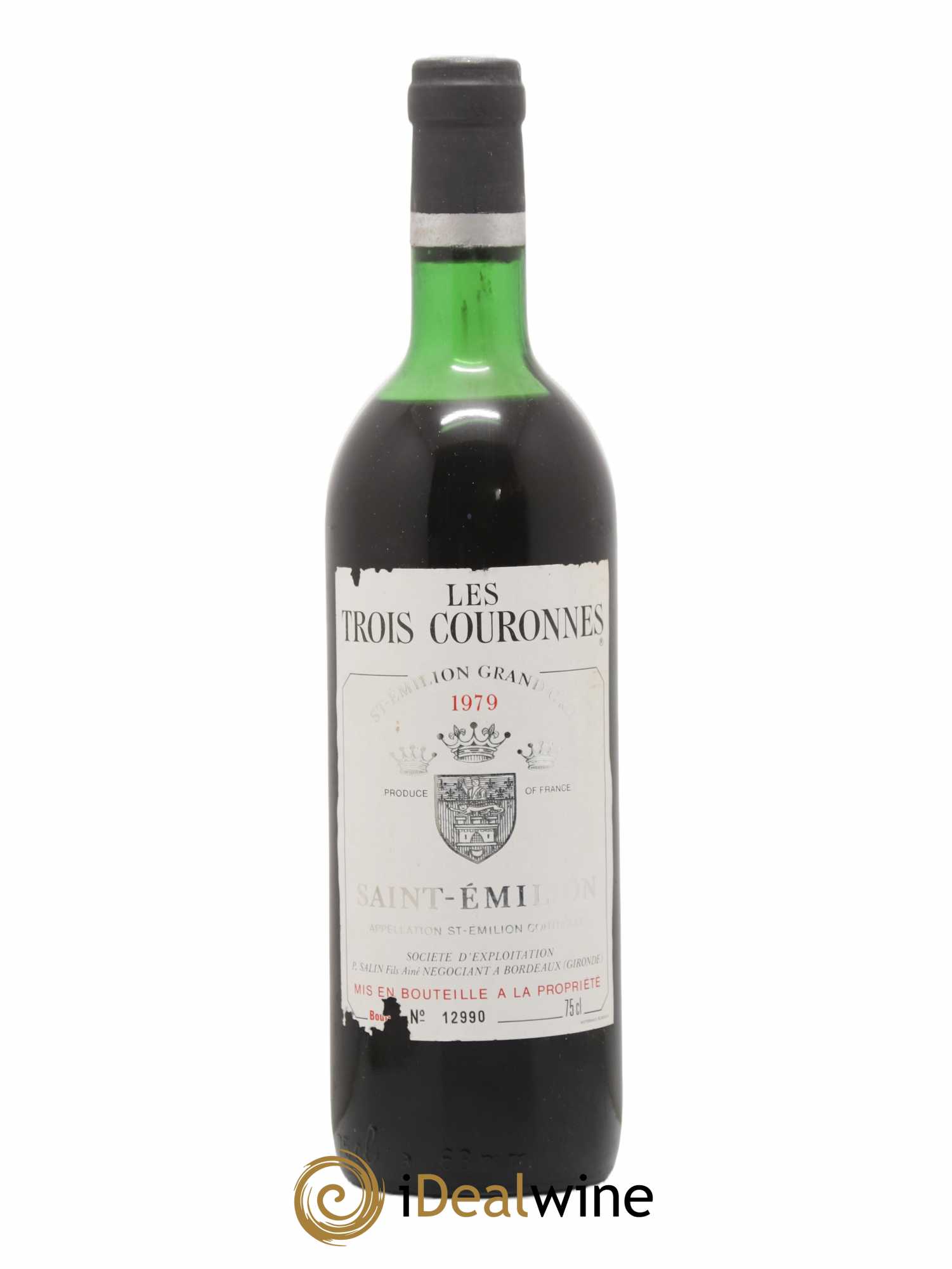 Saint-Émilion Grand Cru Les Trois Couronnes 1979 - Posten von 1 Flasche - 0
