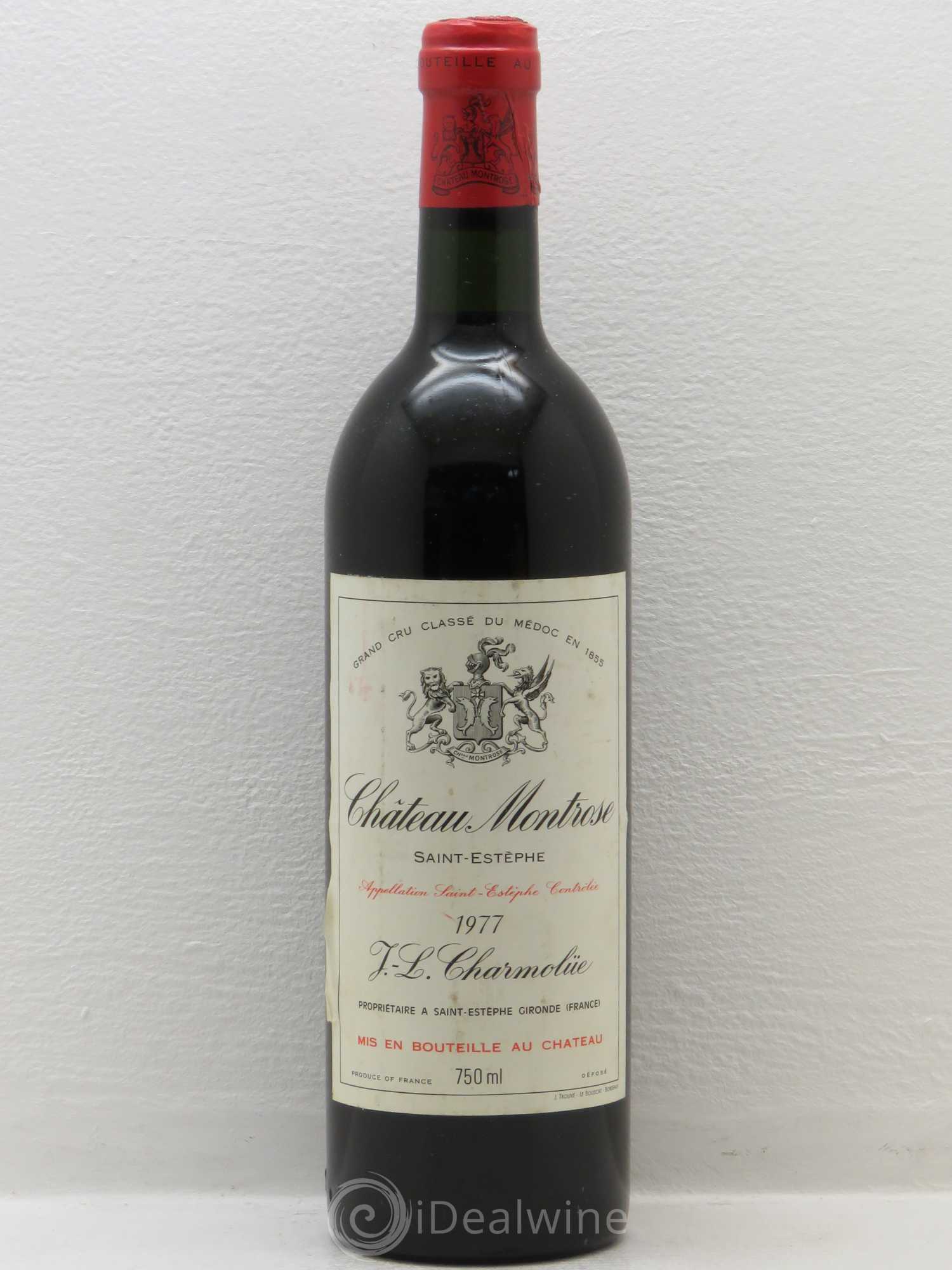 Château Montrose 2ème Grand Cru Classé 1977 - Lot de 1 bouteille - 0