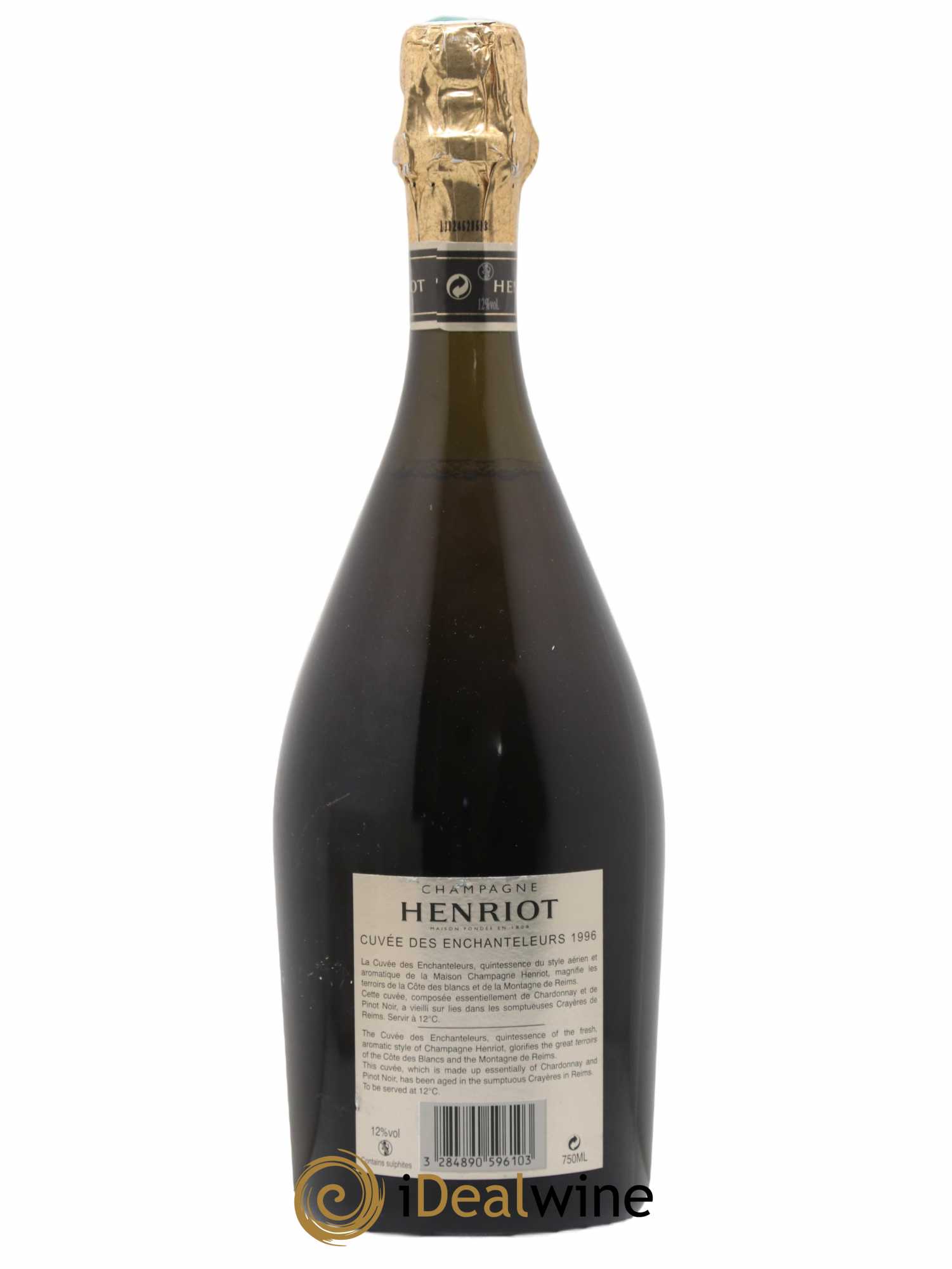 Cuvée des Enchanteleurs Henriot 1996 - Lot de 1 bouteille - 1