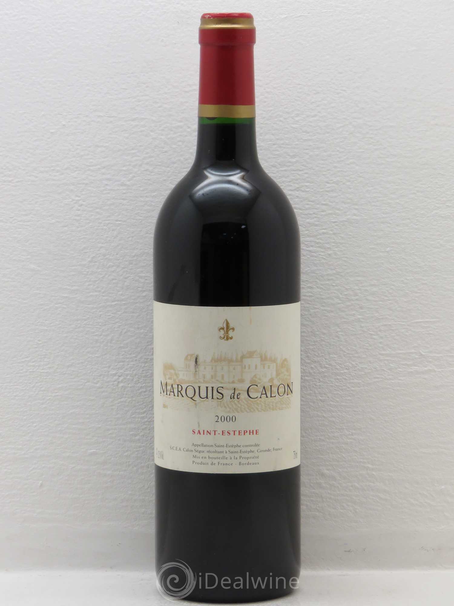 Bordeaux Marquis de Calon 2000 - Posten von 1 Flasche - 0