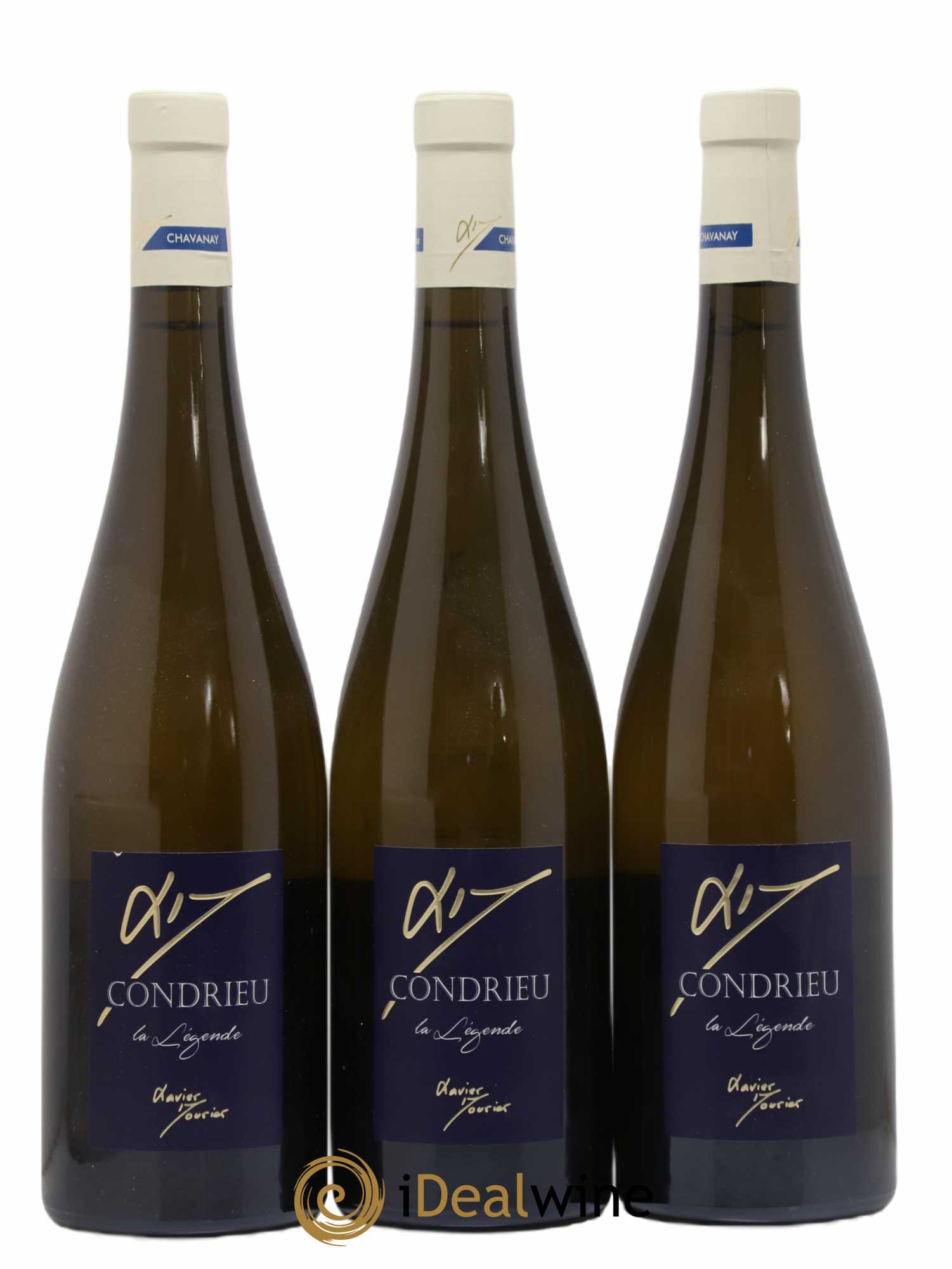 Condrieu La Légende Xavier Mourier (sans prix de réserve) 2018 - Posten von 3 Flaschen - 0