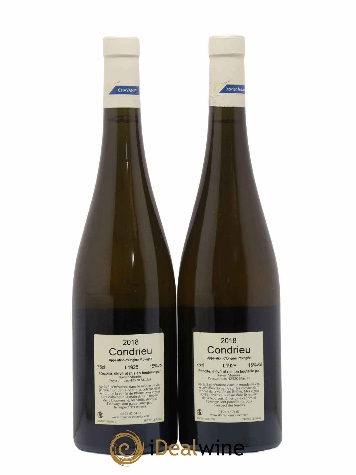 Condrieu La Légende Xavier Mourier 2018 - Lot de 2 bouteilles - 1