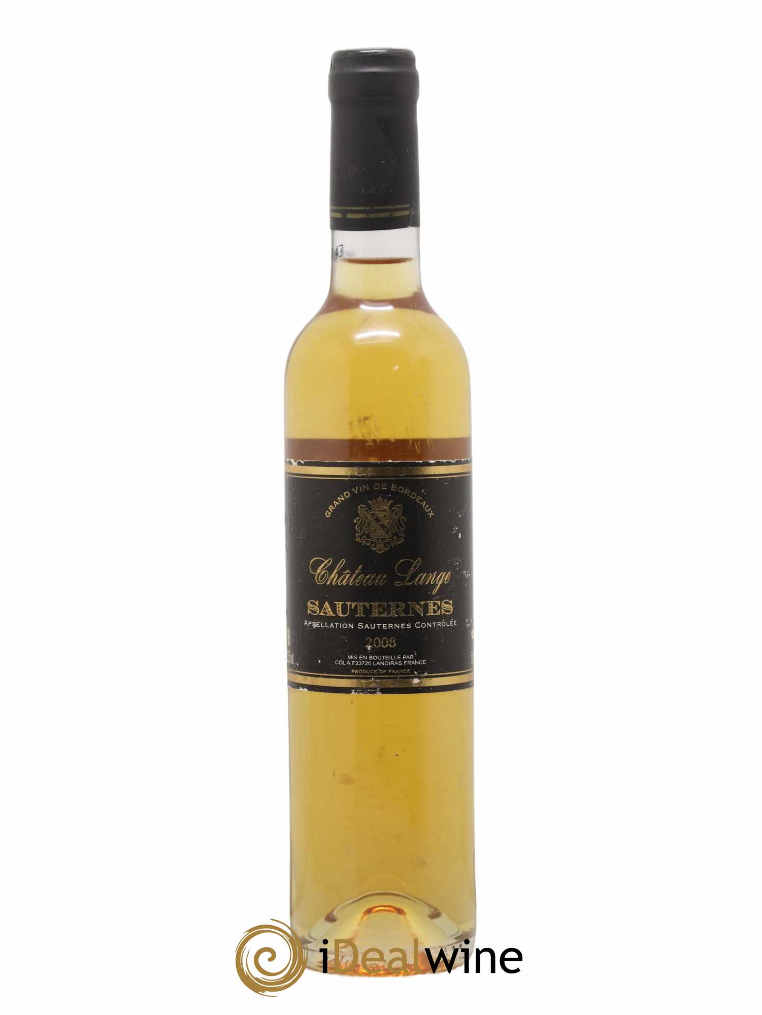 Sauternes Châeau Lange 50cl (sans prix de réserve) 2008 - Posten von 1 Flasche - 0