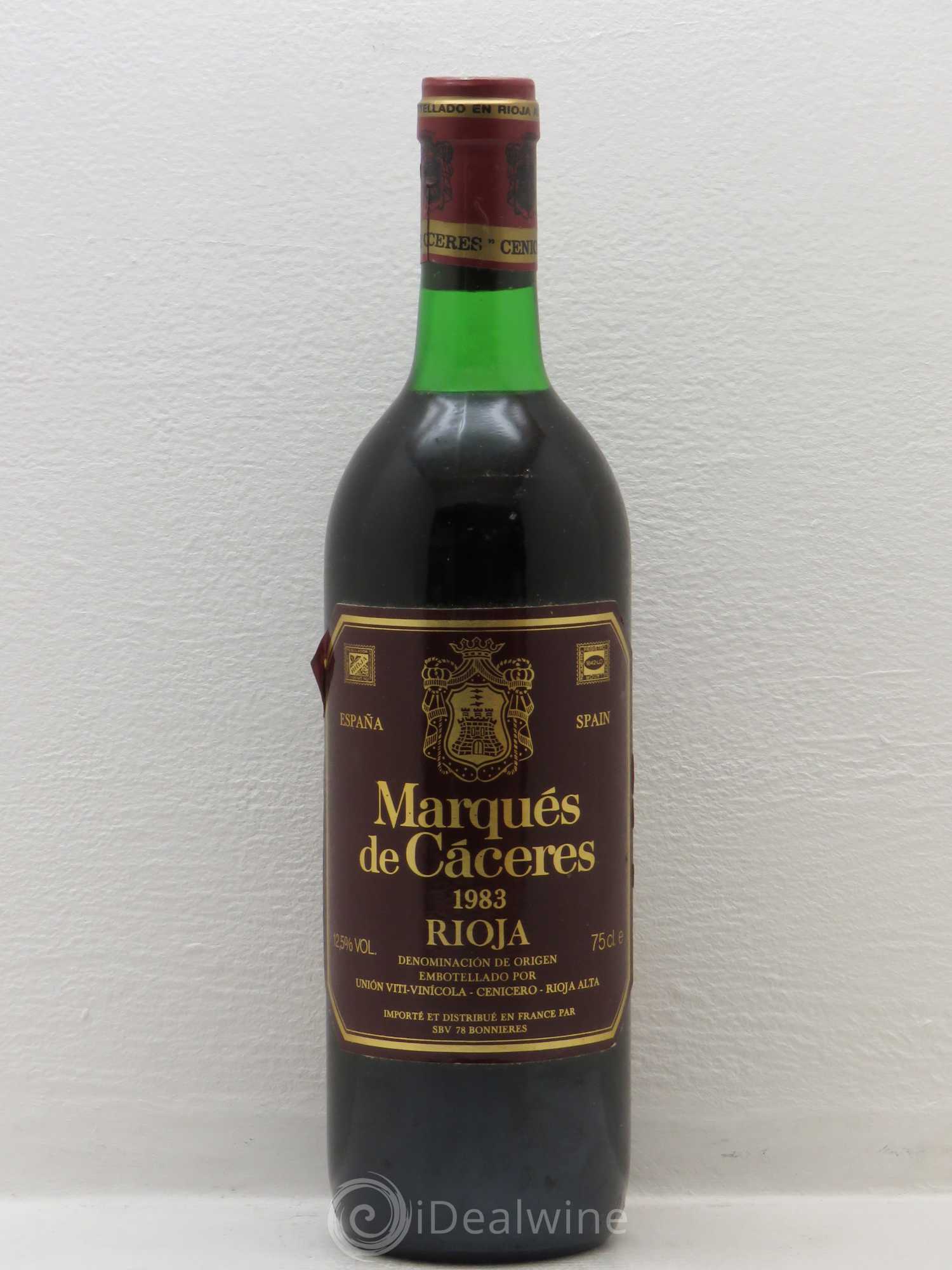 Rioja DOCA Doca Marques De Caceres 1983 - Lot de 1 bouteille - 0