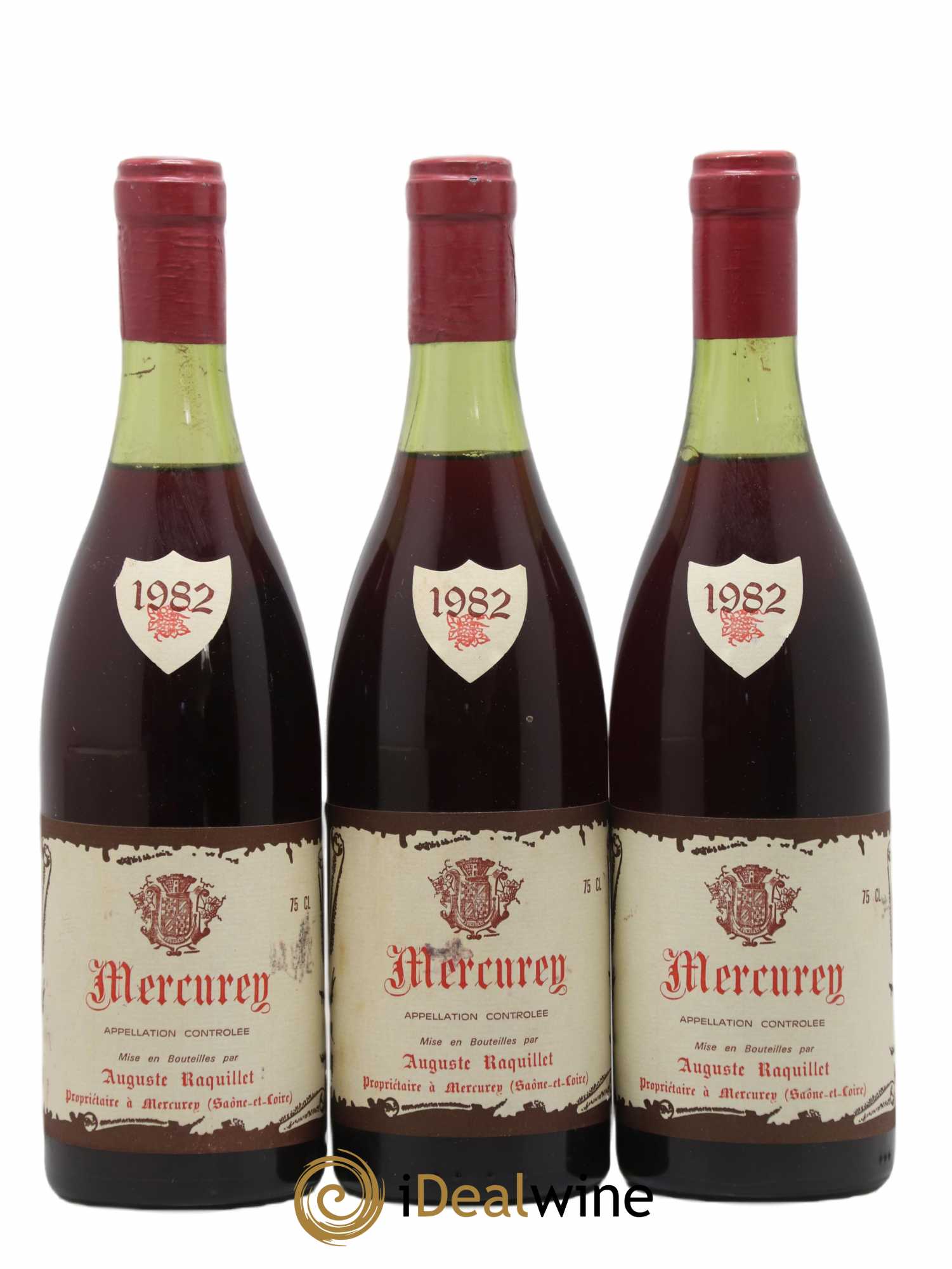 Mercurey 1982 - Posten von 3 Flaschen - 0