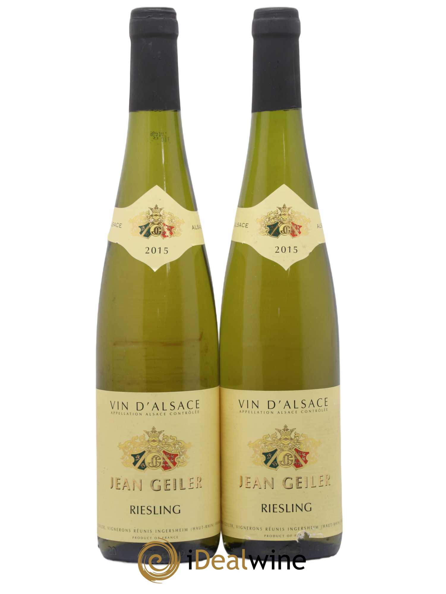 Alsace Riesling Jean Geiler (sans prix de réserve) 2015 - Posten von 2 Flaschen - 0