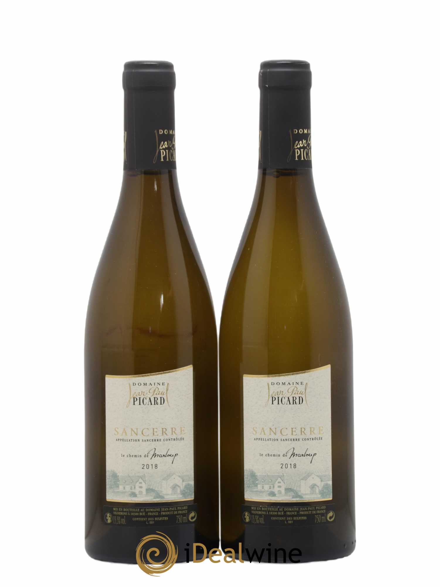Sancerre Le Chemin de Marloup Jean Paul Picard 2018 - Posten von 2 Flaschen - 0
