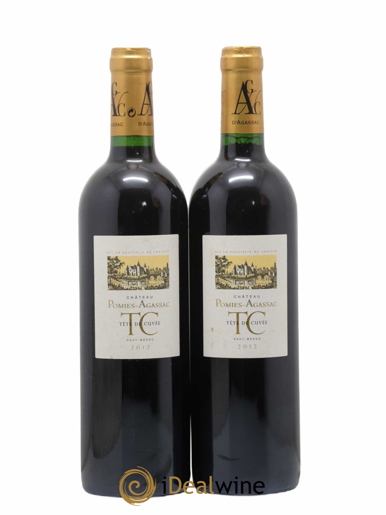Haut Médoc Château Pomies Agassac (sans prix de réserve) 2012 - Posten von 2 Flaschen - 0