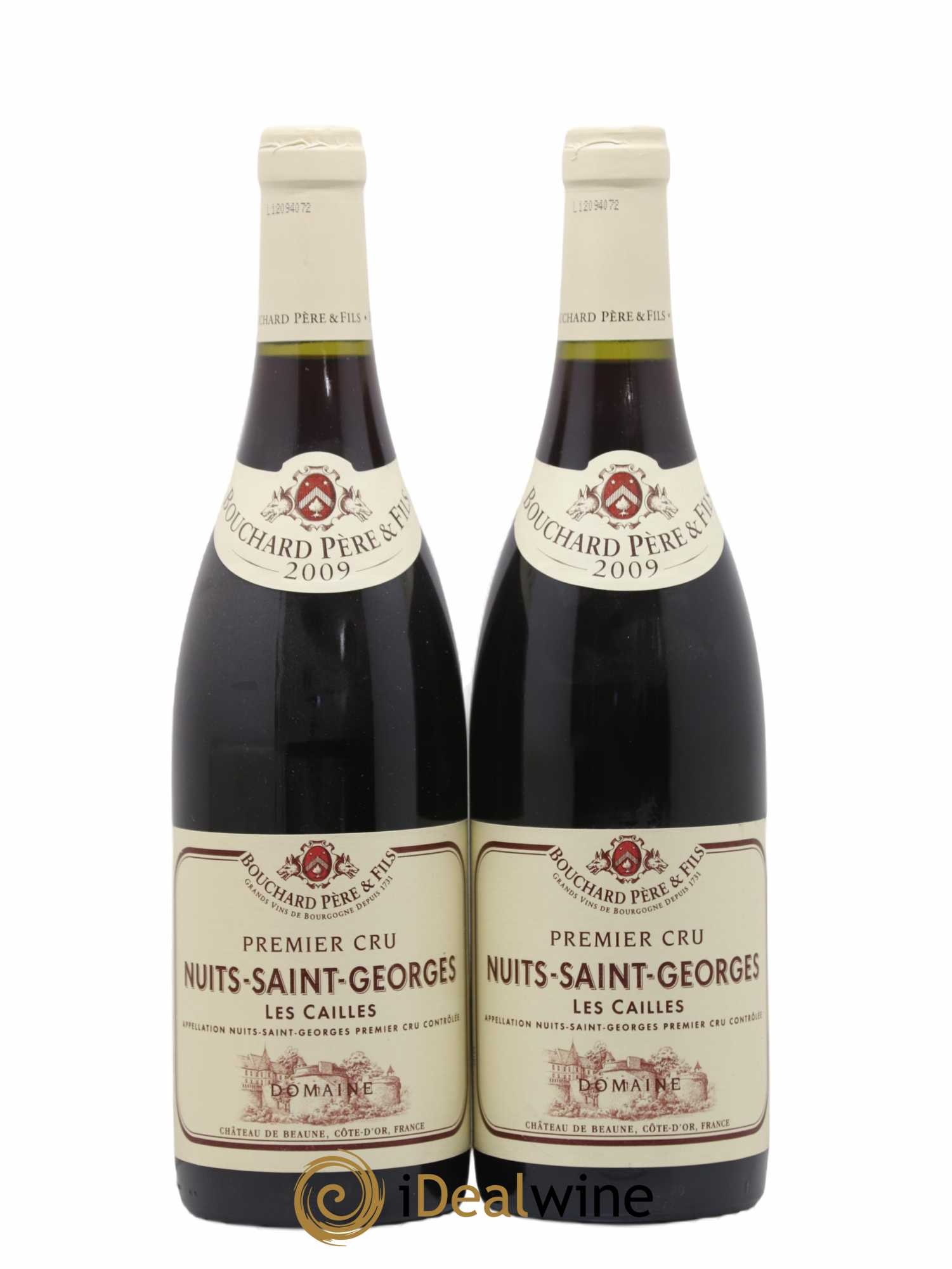 Nuits-Saint-Georges 1er Cru Les Cailles Bouchard Père & Fils 2009 - Lot de 2 bouteilles - 0