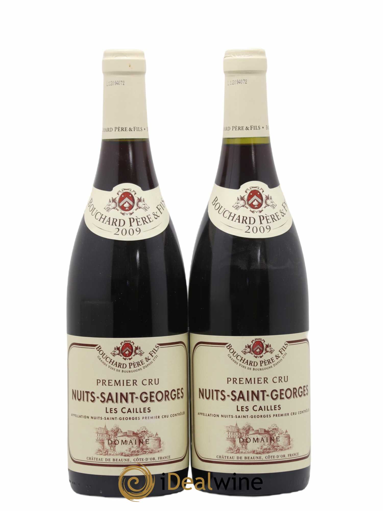 Nuits-Saint-Georges 1er Cru Les Cailles Bouchard Père & Fils 2009 - Lot de 2 bouteilles - 0