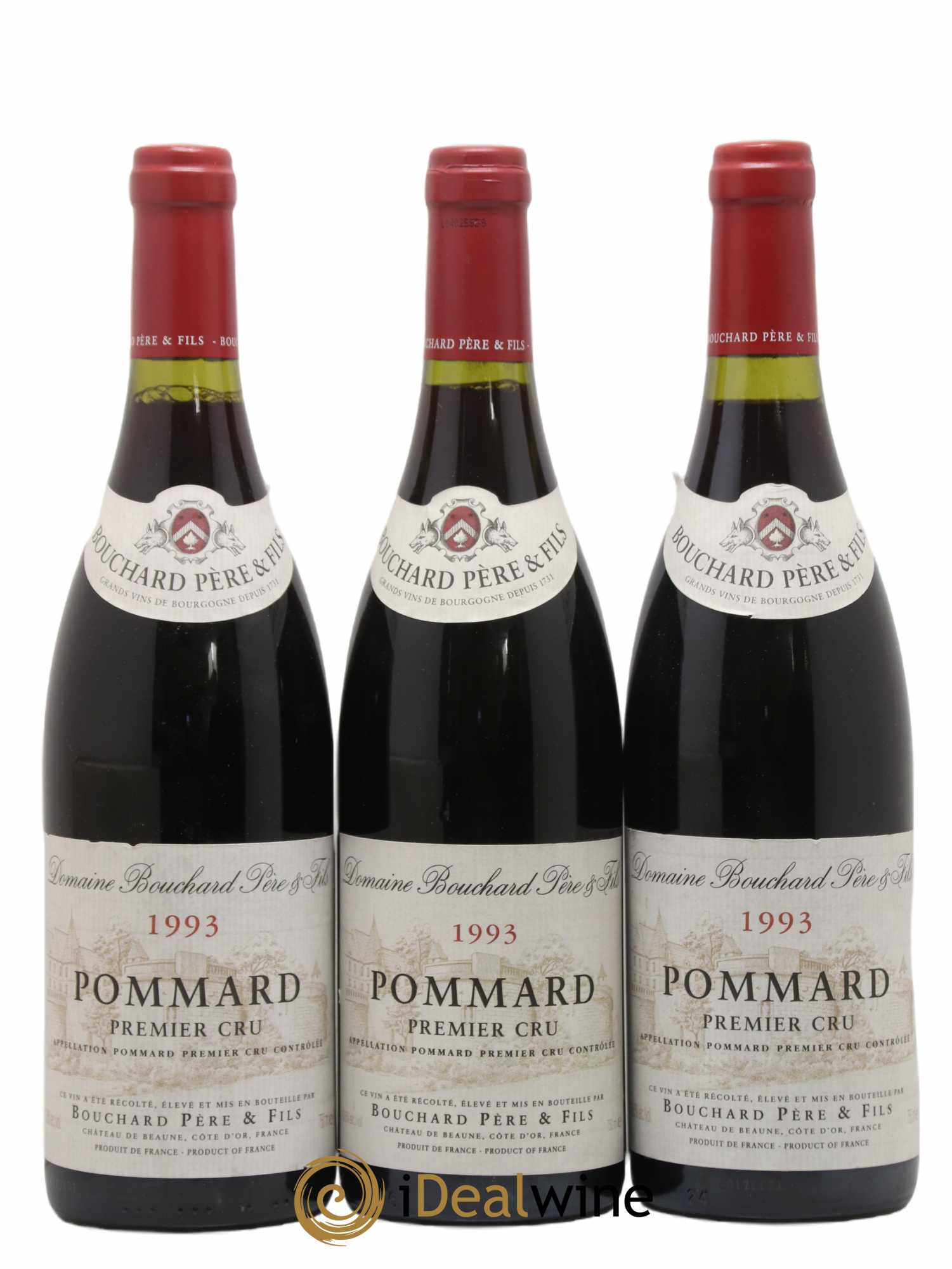 Pommard 1er Cru Bouchard Père & Fils 1993 - Lot de 3 bouteilles - 0